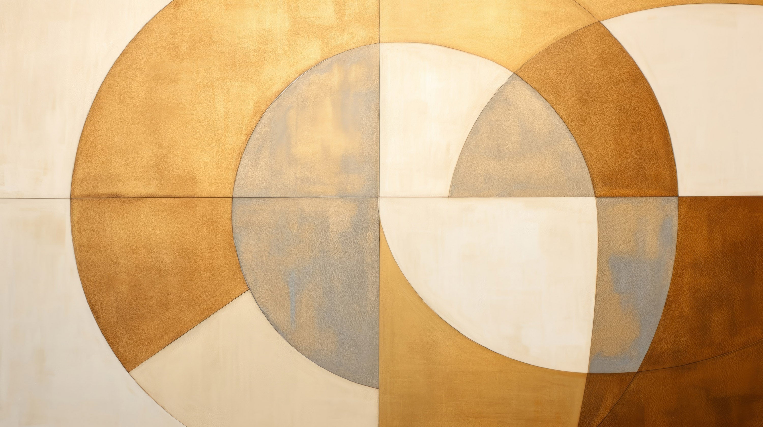 Mustervorschau: Prezentacja całego wzoru fototapety o nazwie GILDED CRESCENT SYMMETRY