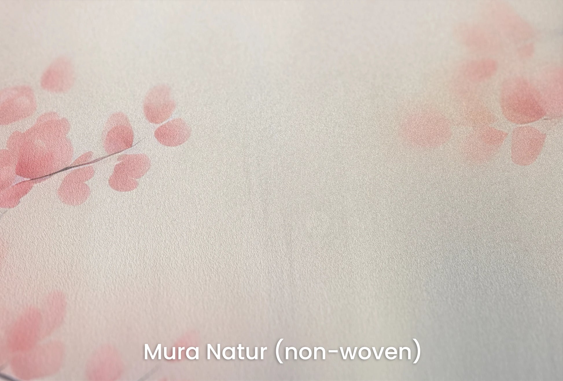 Zbliżenie na artystyczną fototapetę o nazwie Warm Embrace na podłożu Mura Natur (non-woven) - naturalne i ekologiczne podłoże.