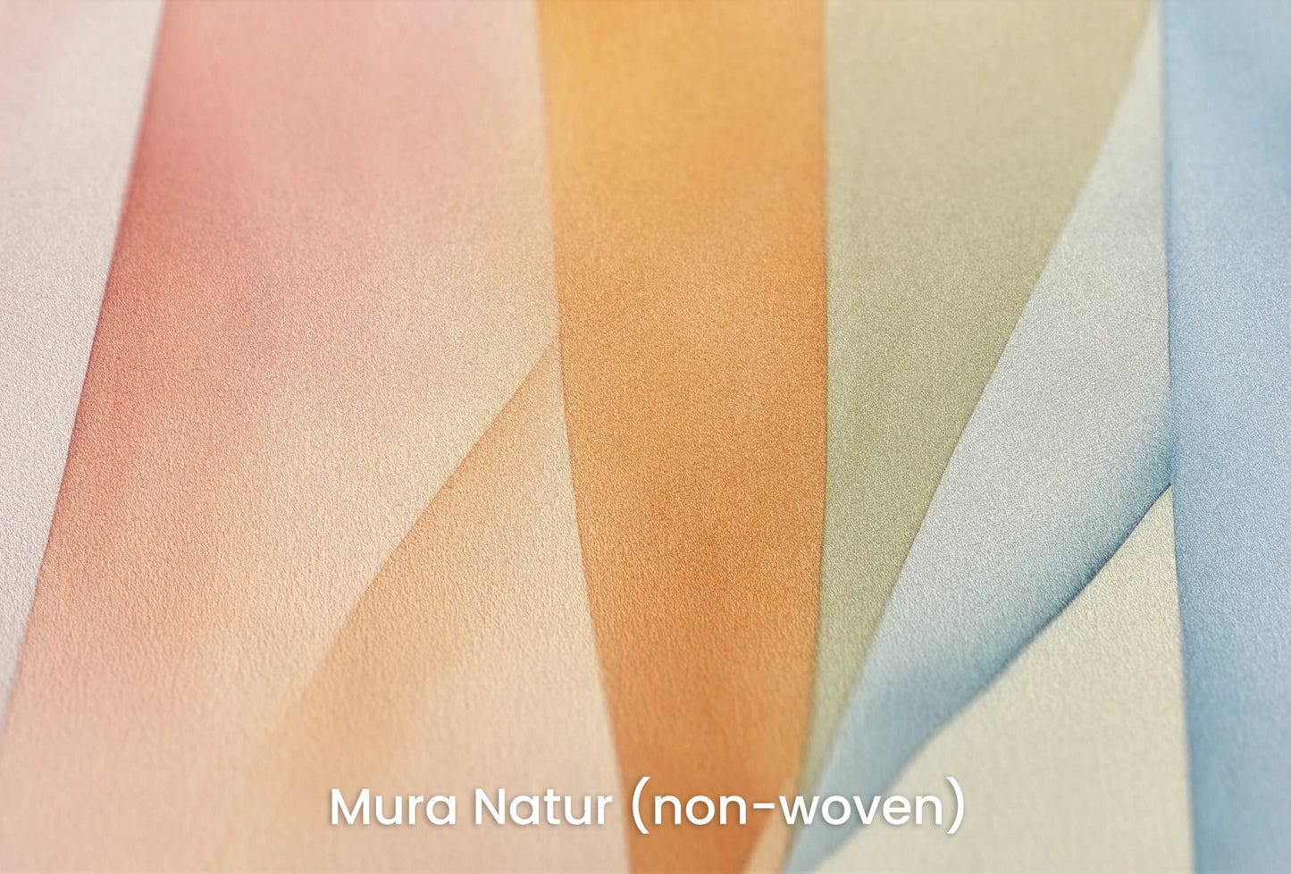 Zbliżenie na artystyczną fototapetę o nazwie Pastel Whirl na podłożu Mura Natur (non-woven) - naturalne i ekologiczne podłoże.