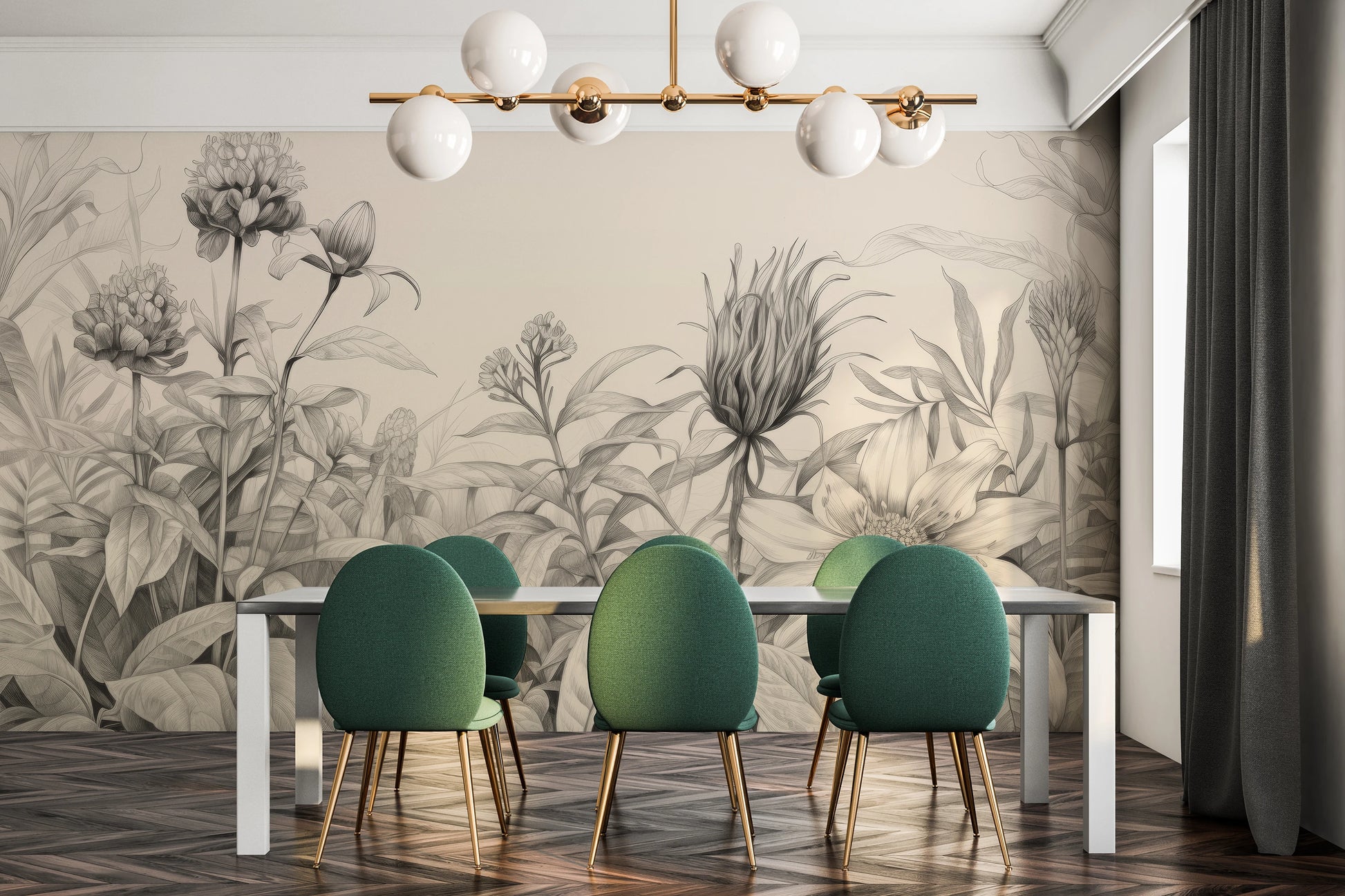 Fototapeta o nazwie Wild Blossoms użyta w aranzacji wnętrza.