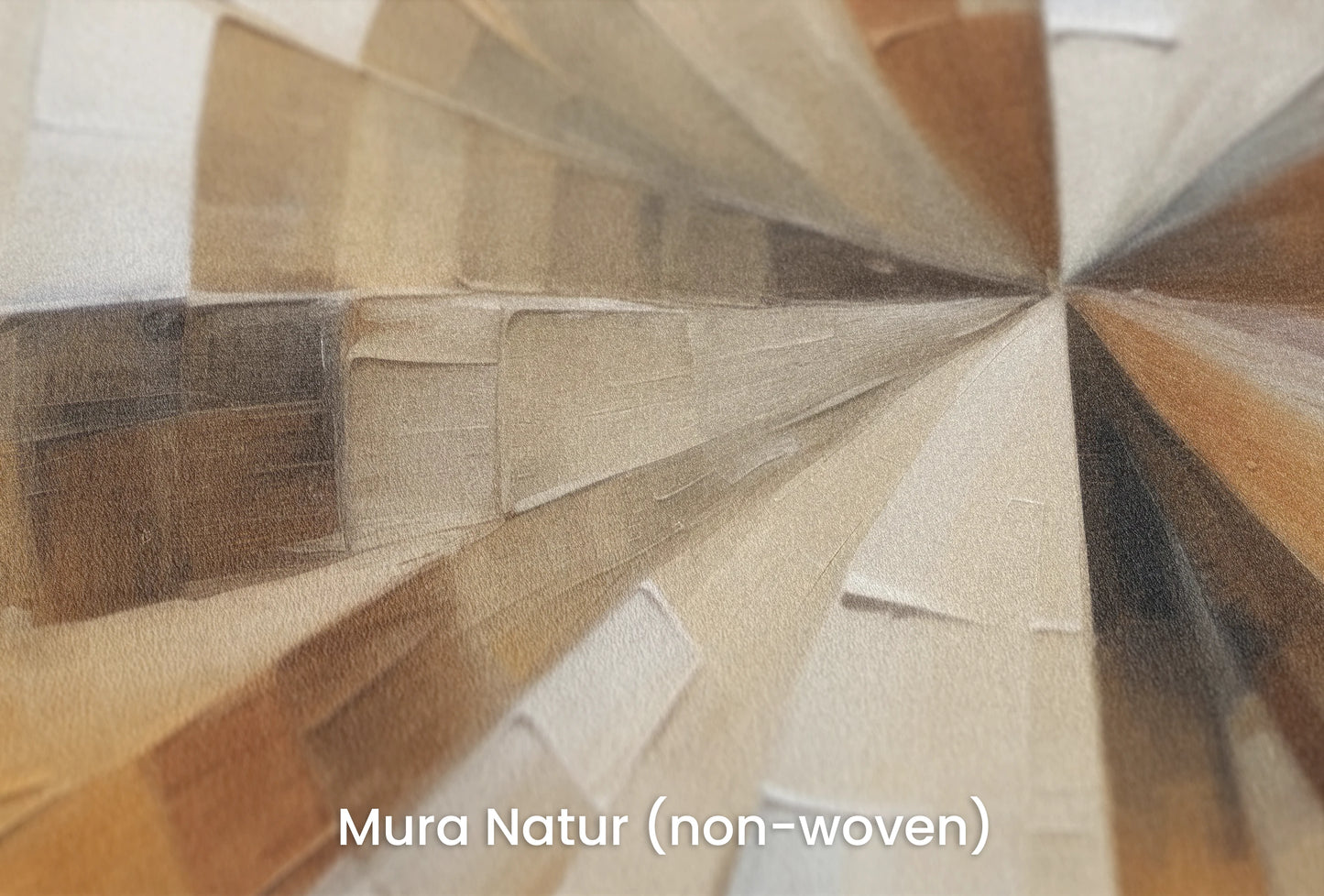 Zbliżenie na artystyczną fototapetę o nazwie Burst of Harmony na podłożu Mura Natur (non-woven) - naturalne i ekologiczne podłoże.