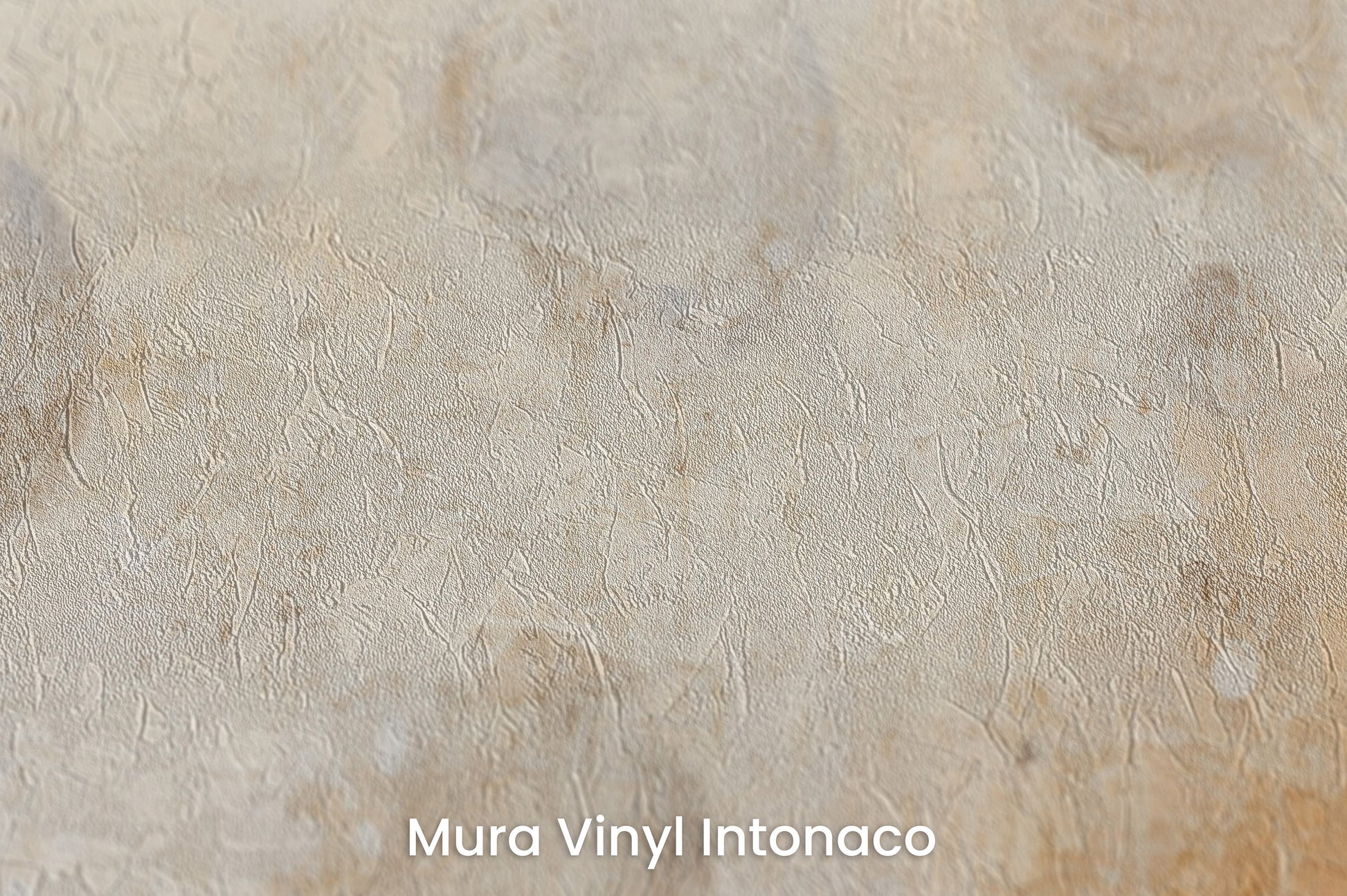 Zbliżenie na artystyczną fototapetę o nazwie SUNBLEACHED SOLAR FLARES na podłożu Mura Vinyl Intonaco - struktura tartego tynku.