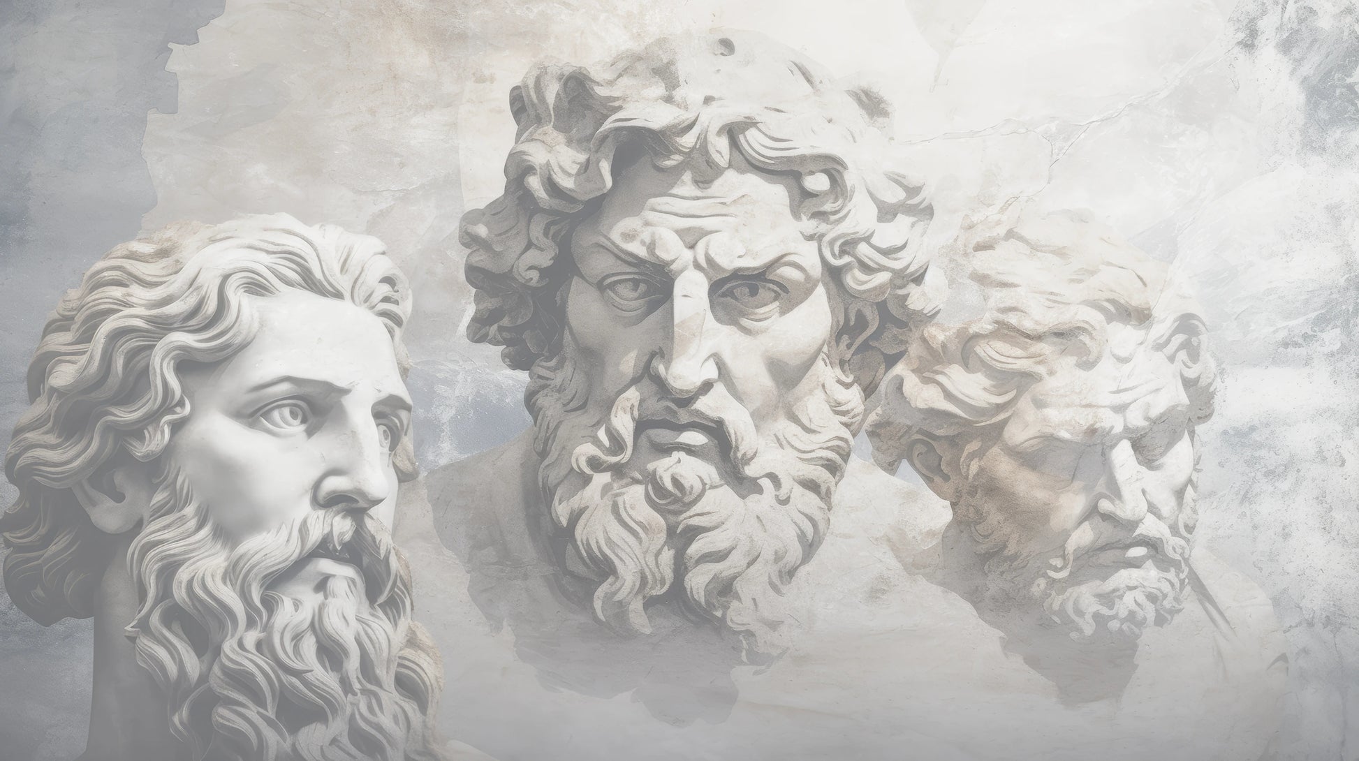 Prezentacja całego wzoru fototapety o nazwie Philosopher's Ensemble