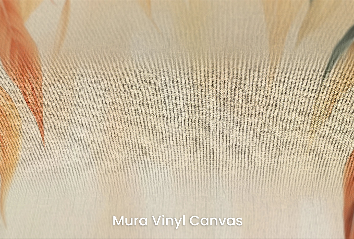 Zbliżenie na artystyczną fototapetę o nazwie Autumn Radiance na podłożu Mura Vinyl Canvas - faktura naturalnego płótna.