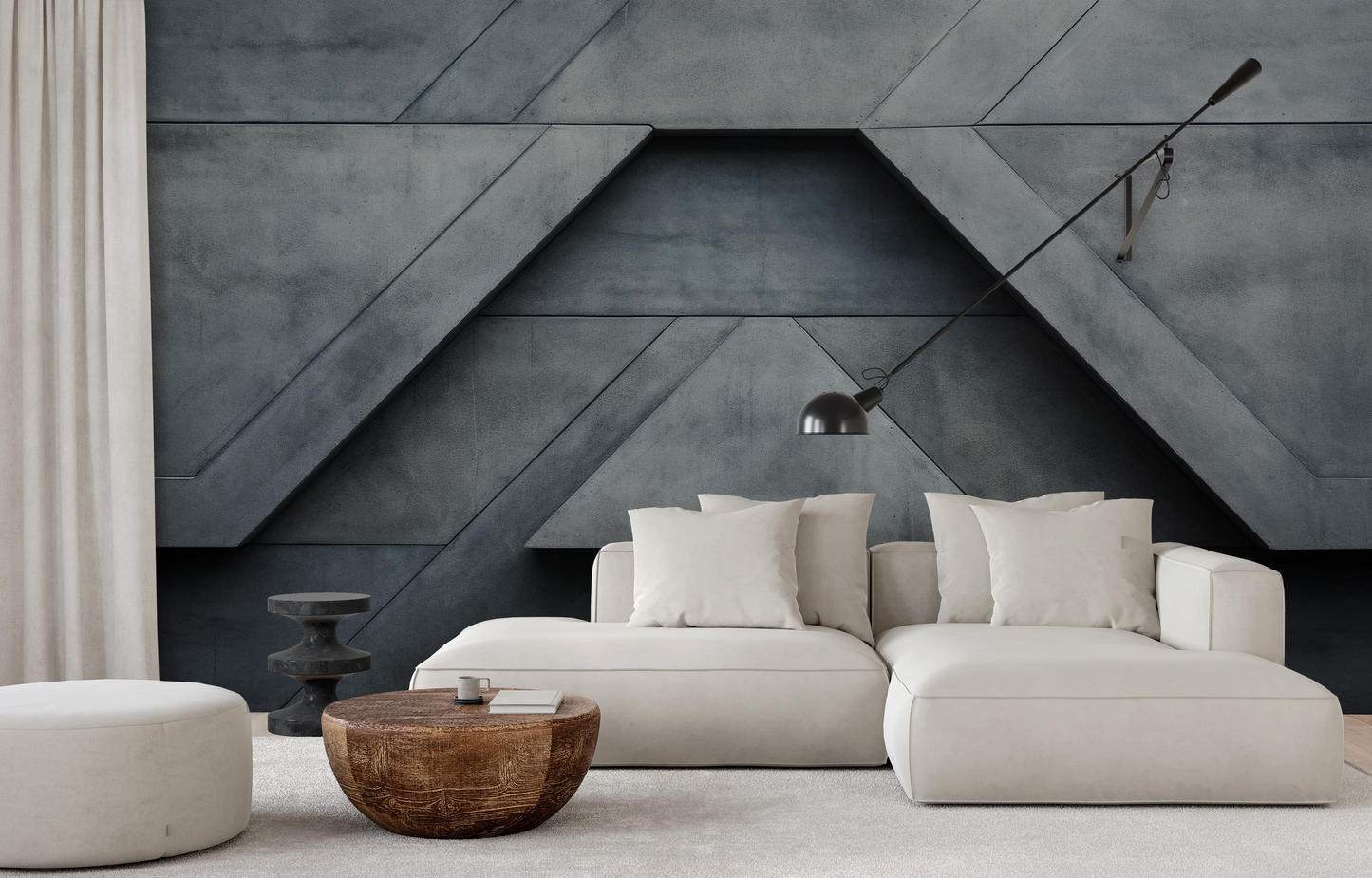 Fototapeta artystyczna o nazwie Structural Arrow pokazana w aranżacji wnętrza.