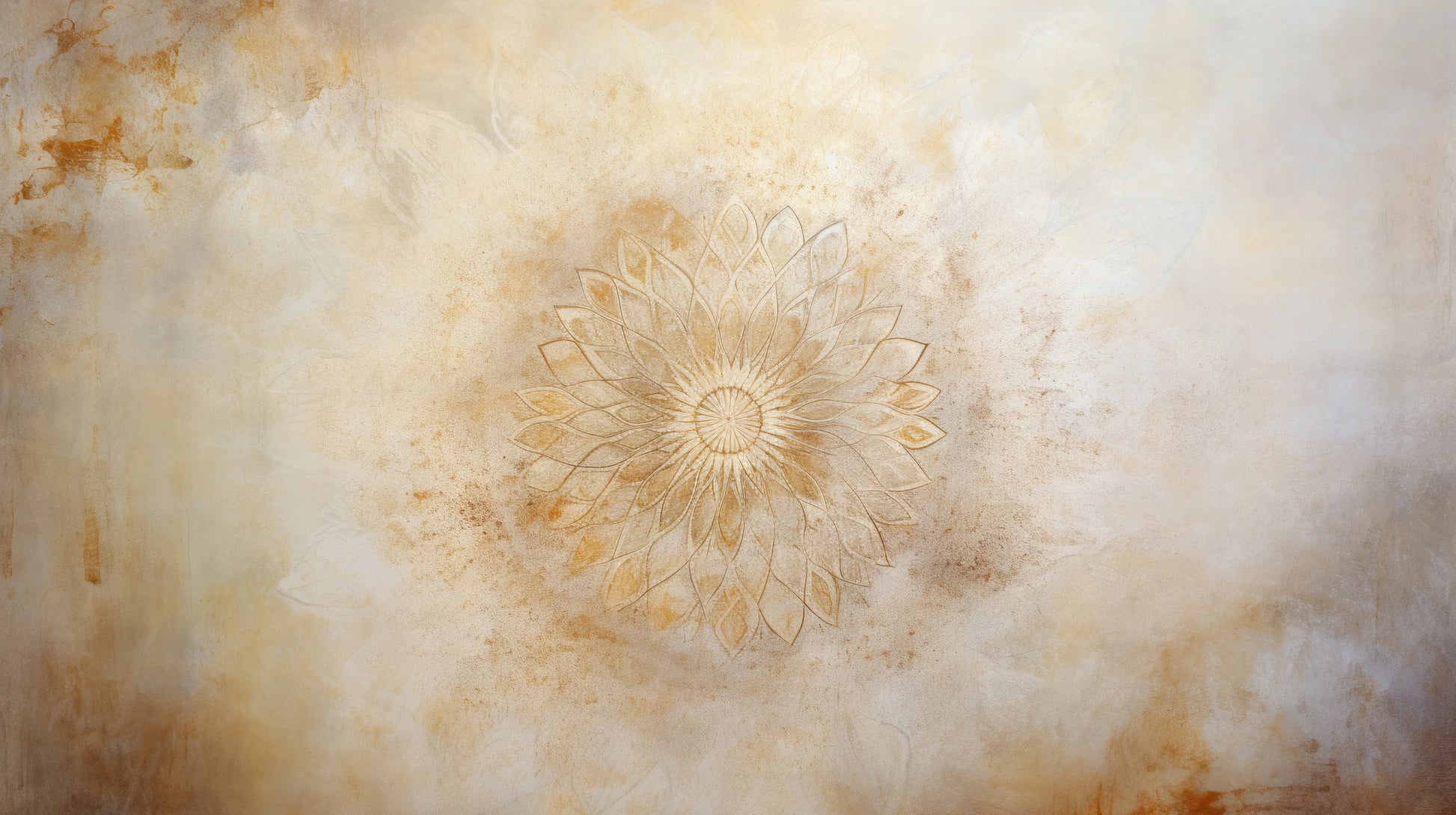 Prezentacja całego wzoru fototapety o nazwie Subtle Sunburst