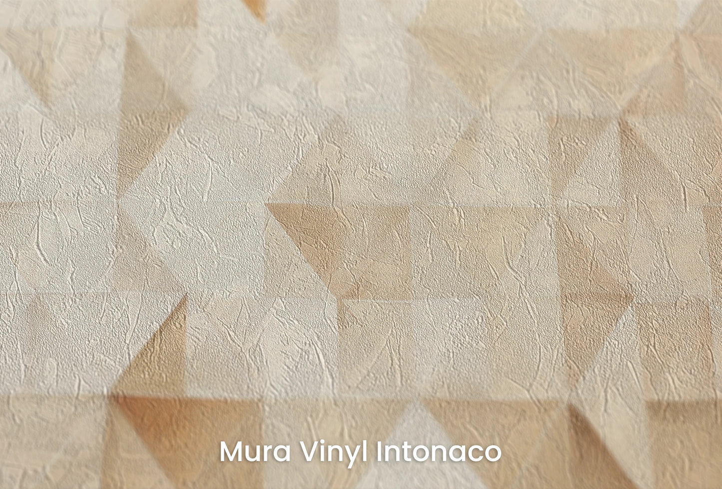 Zbliżenie na artystyczną fototapetę o nazwie Abstract Peaks na podłożu Mura Vinyl Intonaco - struktura tartego tynku.