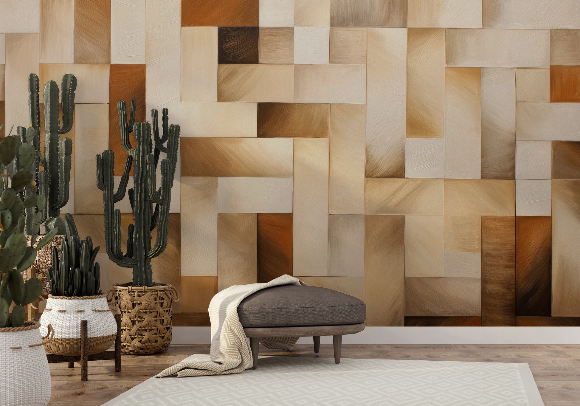 Fototapeta o nazwie Triangular Fade użyta w aranzacji wnętrza.