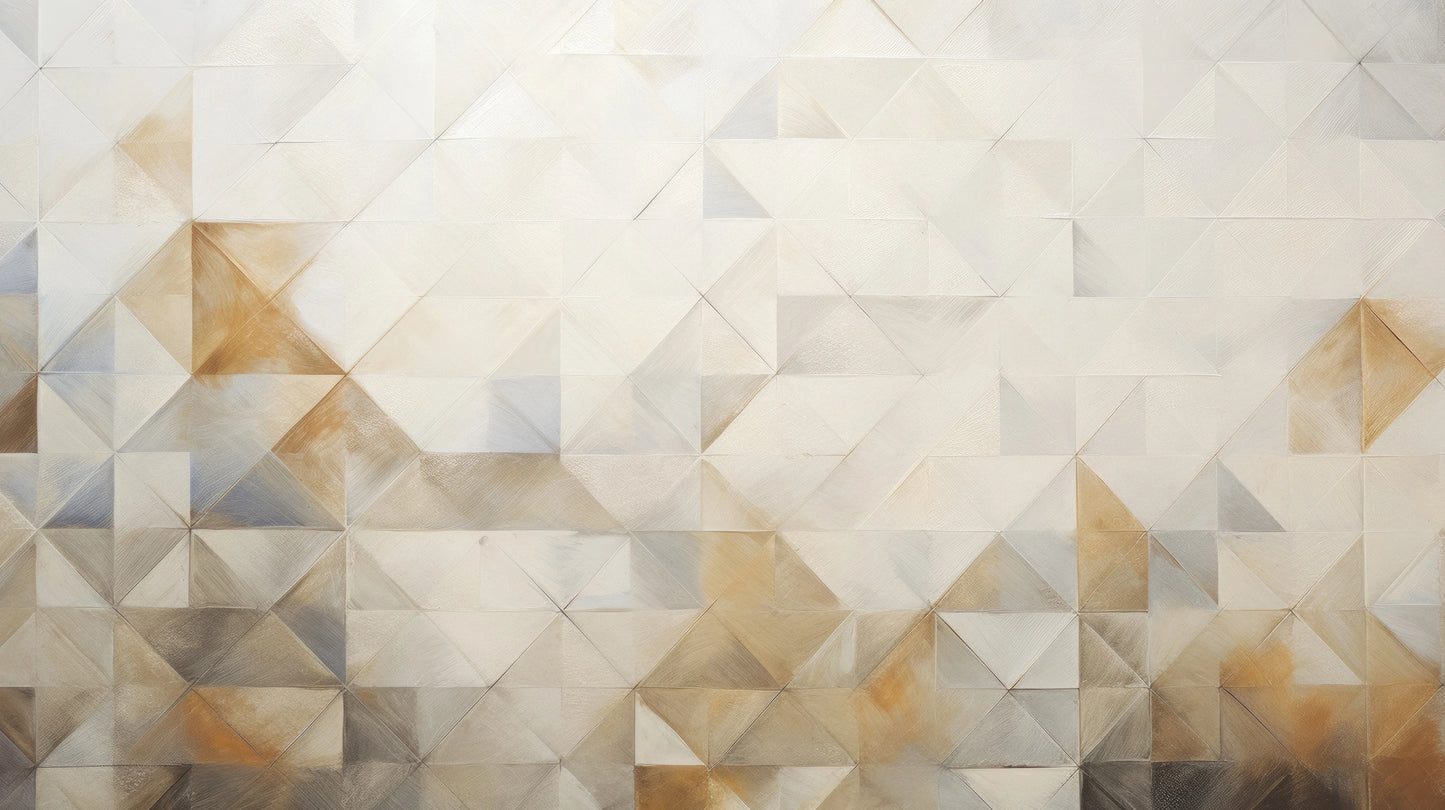 Prezentacja całego wzoru fototapety o nazwie Soft Geometric Play