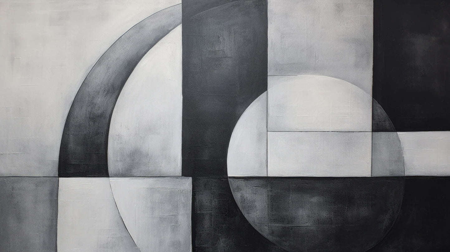 Prezentacja całego wzoru fototapety o nazwie Geometric Harmony #2