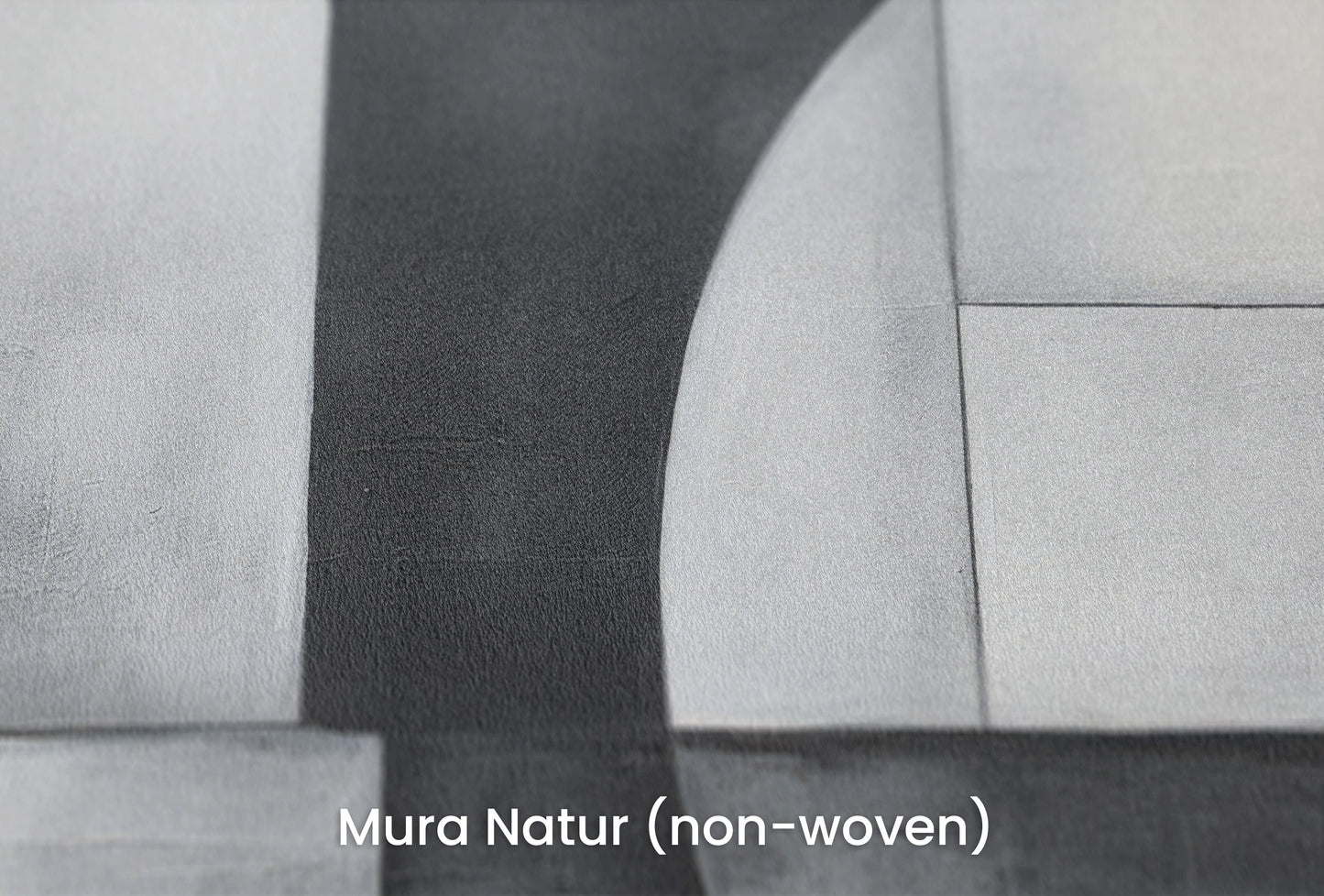 Zbliżenie na artystyczną fototapetę o nazwie Geometric Harmony #2 na podłożu Mura Natur (non-woven) - naturalne i ekologiczne podłoże.