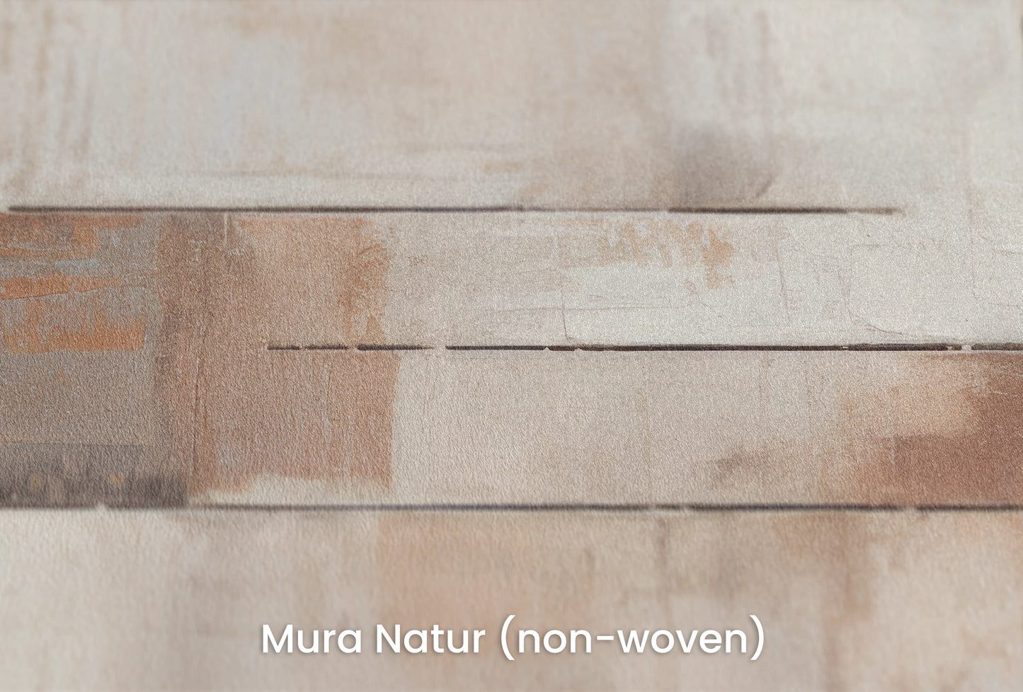 Zbliżenie na artystyczną fototapetę o nazwie Rustic Modernity na podłożu Mura Natur (non-woven) - naturalne i ekologiczne podłoże.