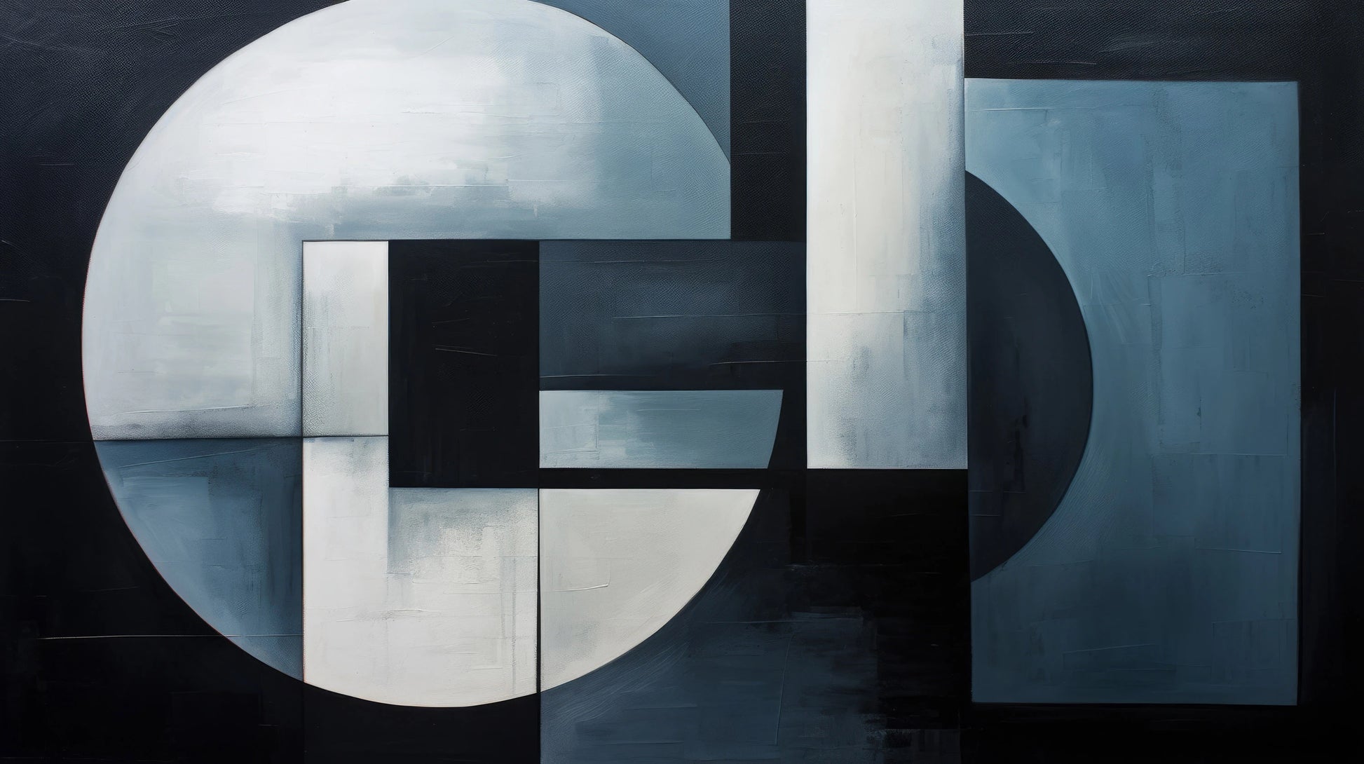 Prezentacja całego wzoru fototapety o nazwie Lunar Contrast #3