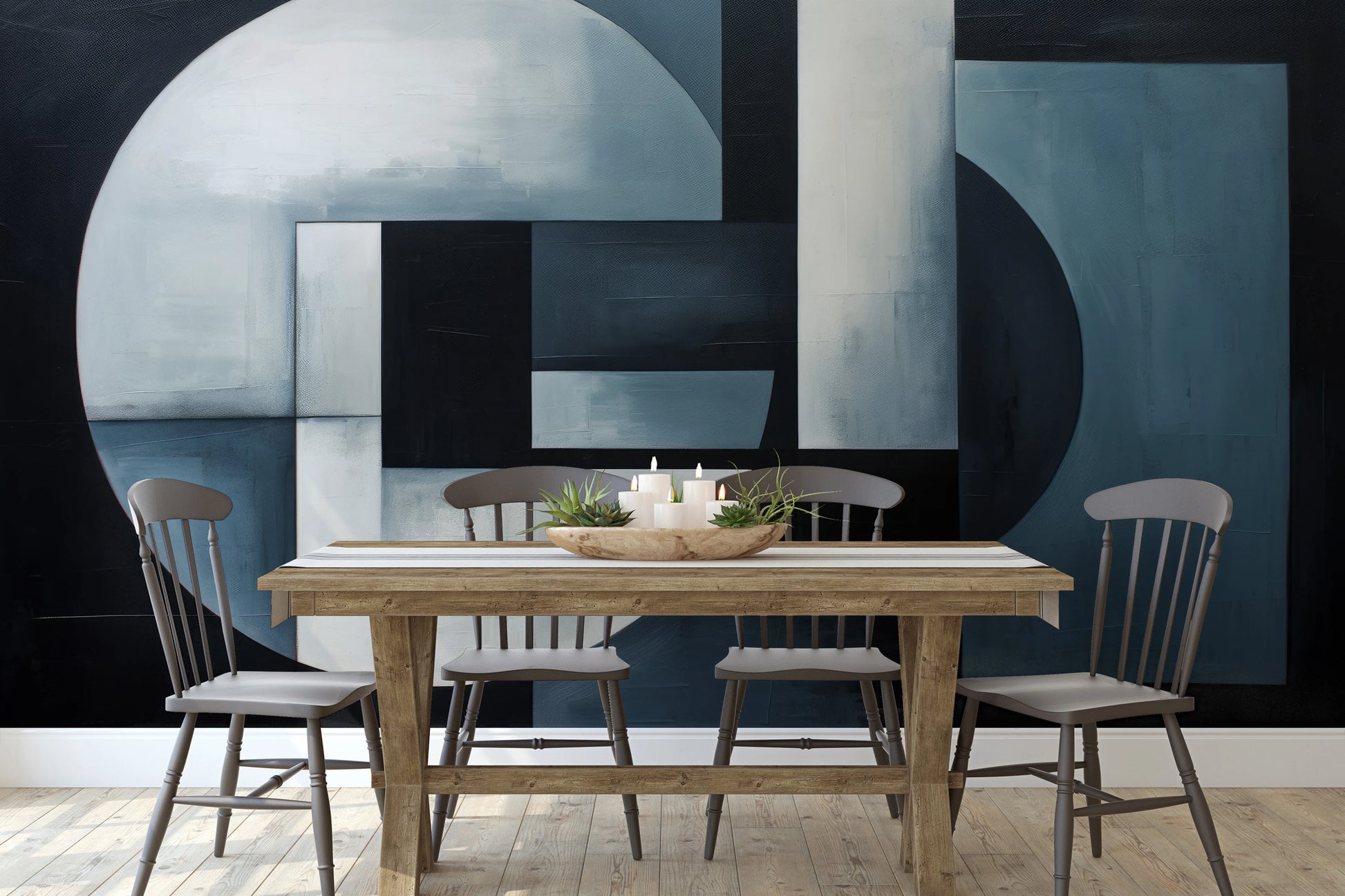 Fototapeta o nazwie Lunar Contrast #3 użyta w aranzacji wnętrza.