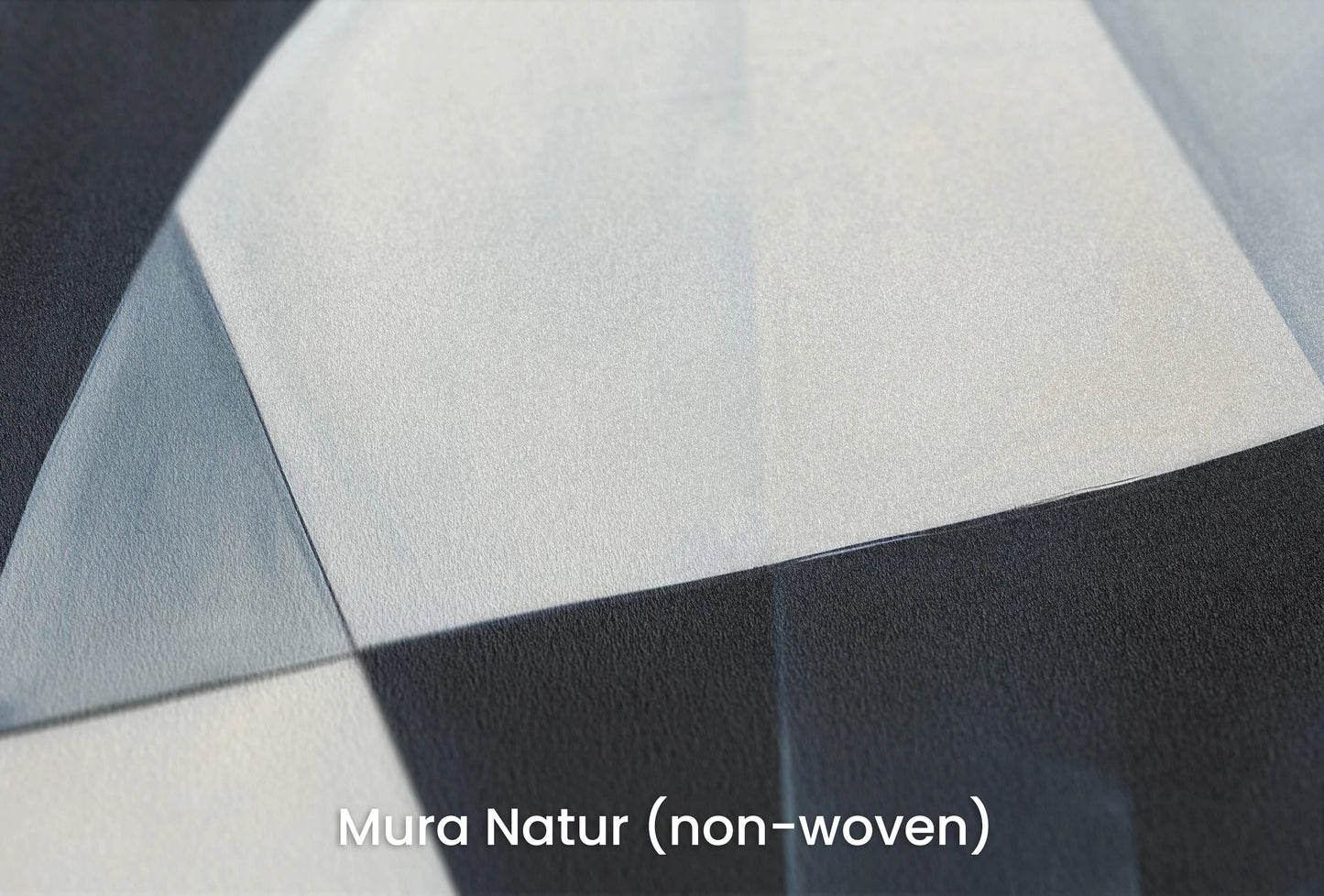Zbliżenie na artystyczną fototapetę o nazwie Crescent Harmony #2 na podłożu Mura Natur (non-woven) - naturalne i ekologiczne podłoże.