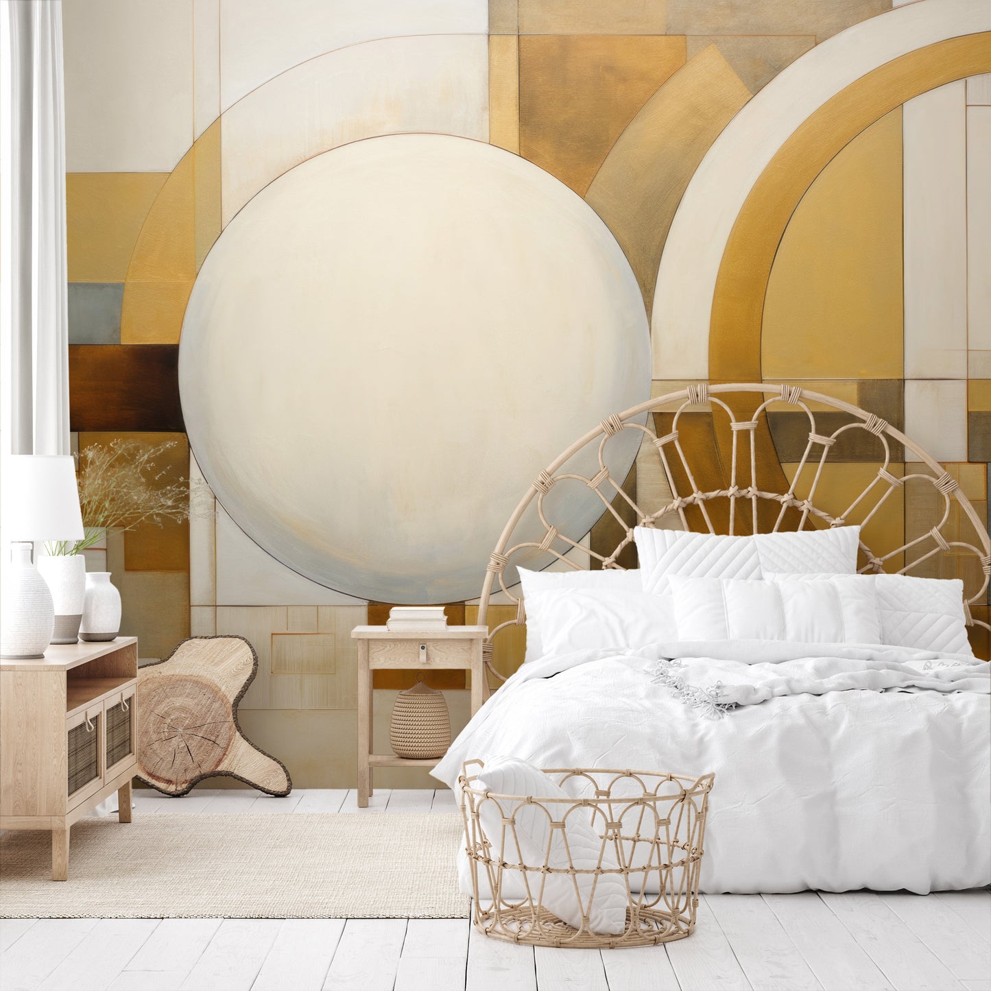 Fototapeta o nazwie SPHERICAL GEOMETRY IN HUES użyta w aranzacji wnętrza.