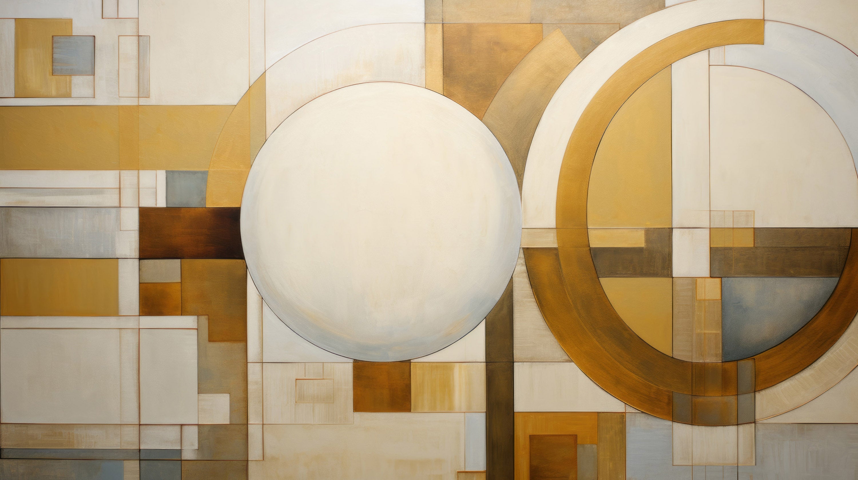 Mustervorschau: Prezentacja całego wzoru fototapety o nazwie SPHERICAL GEOMETRY IN HUES