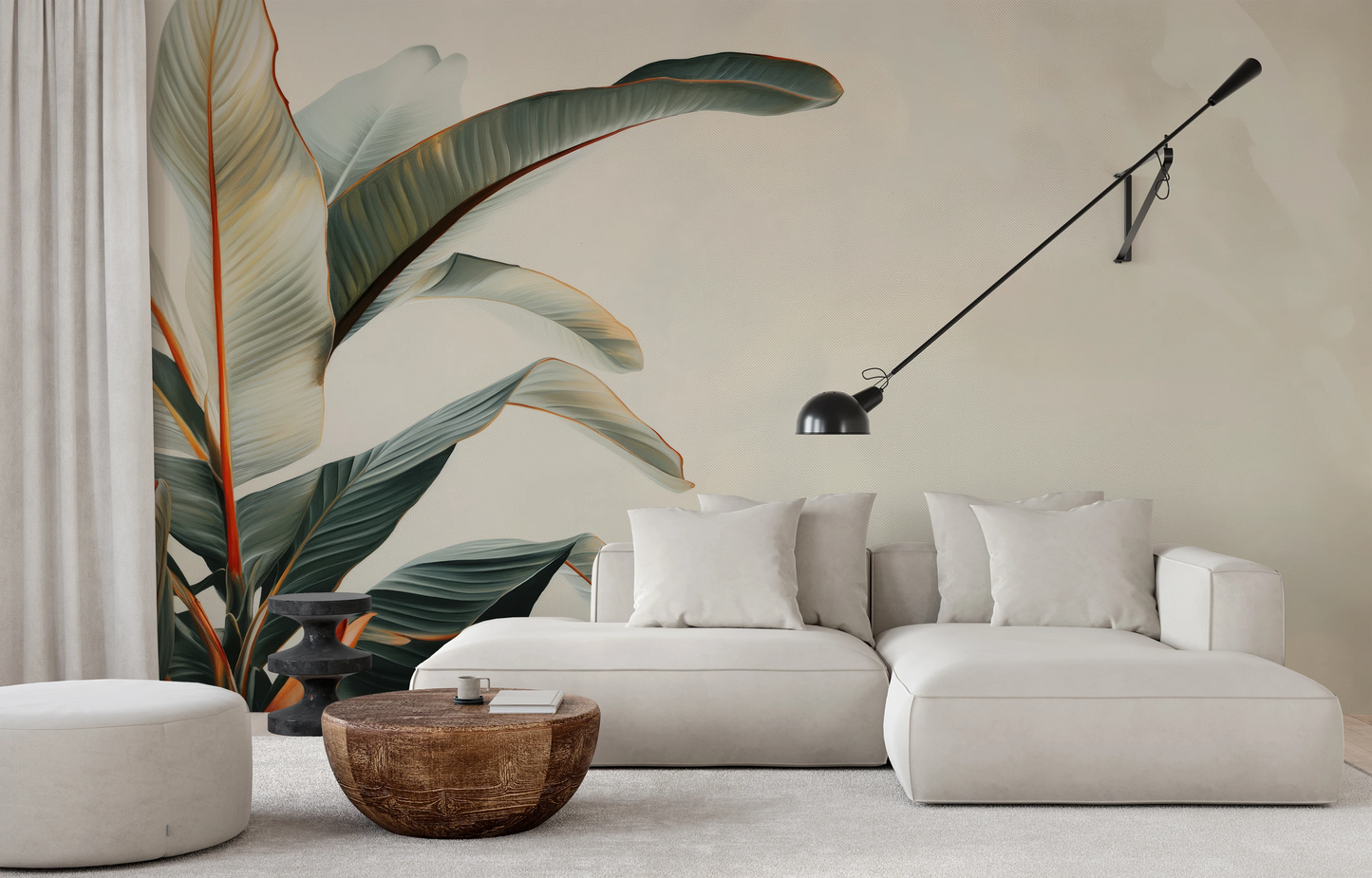 Fototapeta o nazwie Tropical Elegance użyta w aranzacji wnętrza.