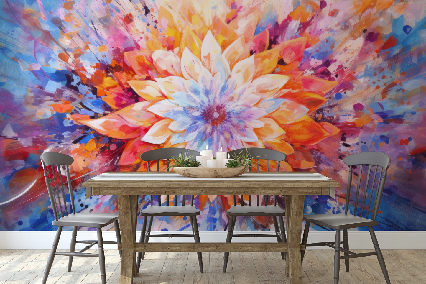 Fototapeta o nazwie Radiant Bloom użyta w aranzacji wnętrza.