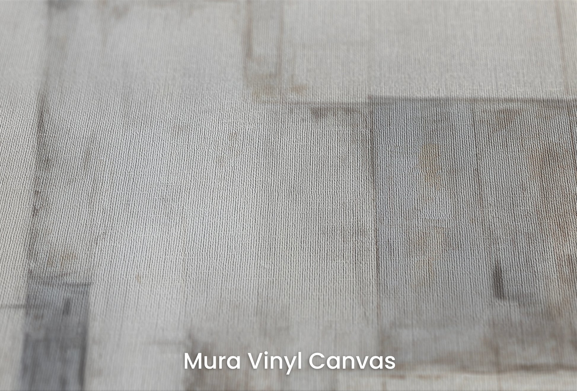 Zbliżenie na artystyczną fototapetę o nazwie Pale Geometry na podłożu Mura Vinyl Canvas - faktura naturalnego płótna.