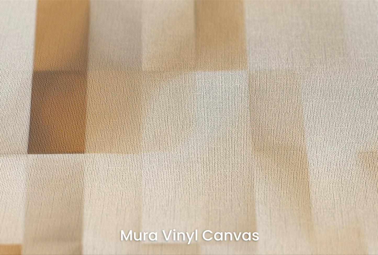 Zbliżenie na artystyczną fototapetę o nazwie Cubic Illusion na podłożu Mura Vinyl Canvas - faktura naturalnego płótna.