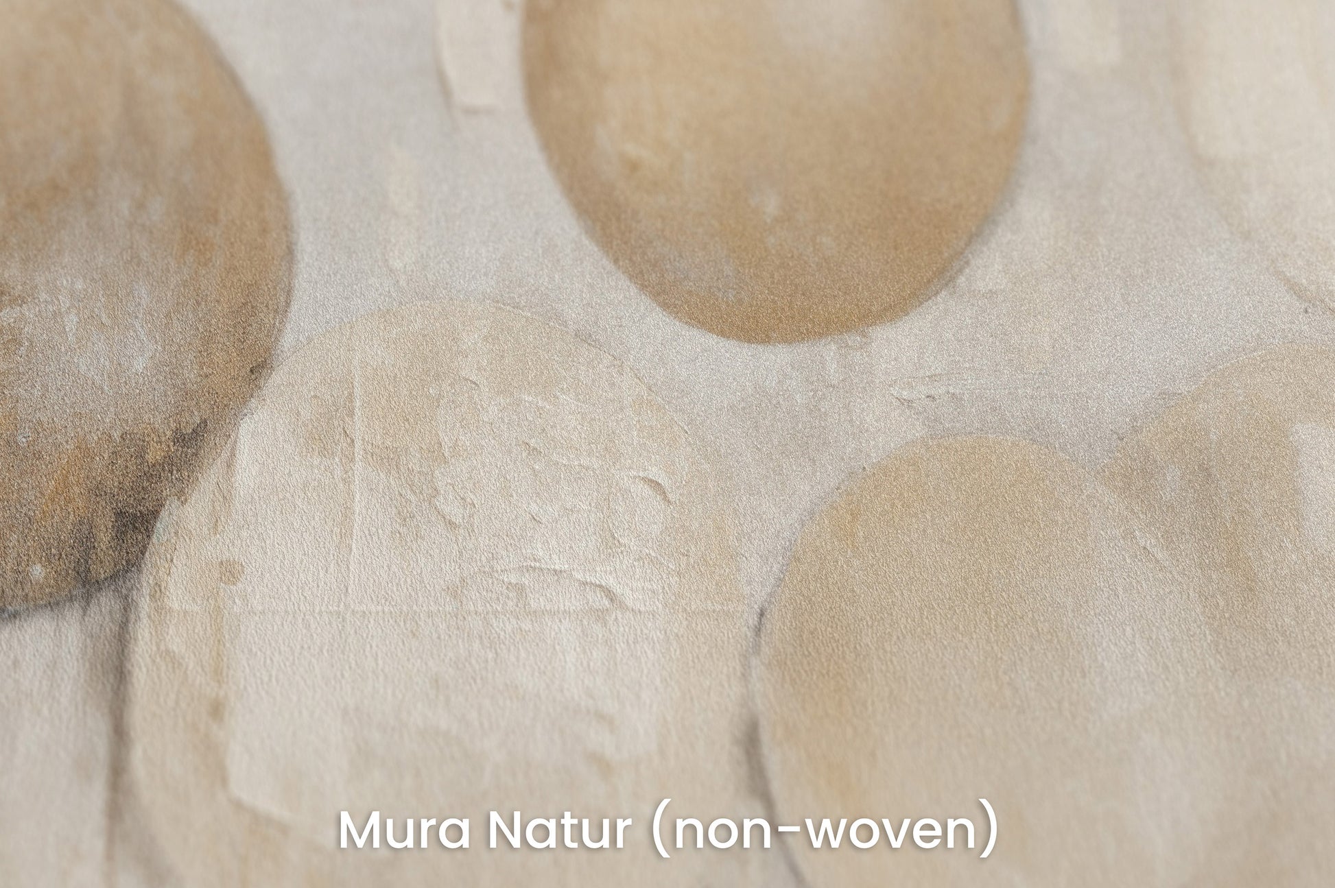 Zbliżenie na artystyczną fototapetę o nazwie ANTIQUE ORB RELIEF na podłożu Mura Natur (non-woven) - naturalne i ekologiczne podłoże.