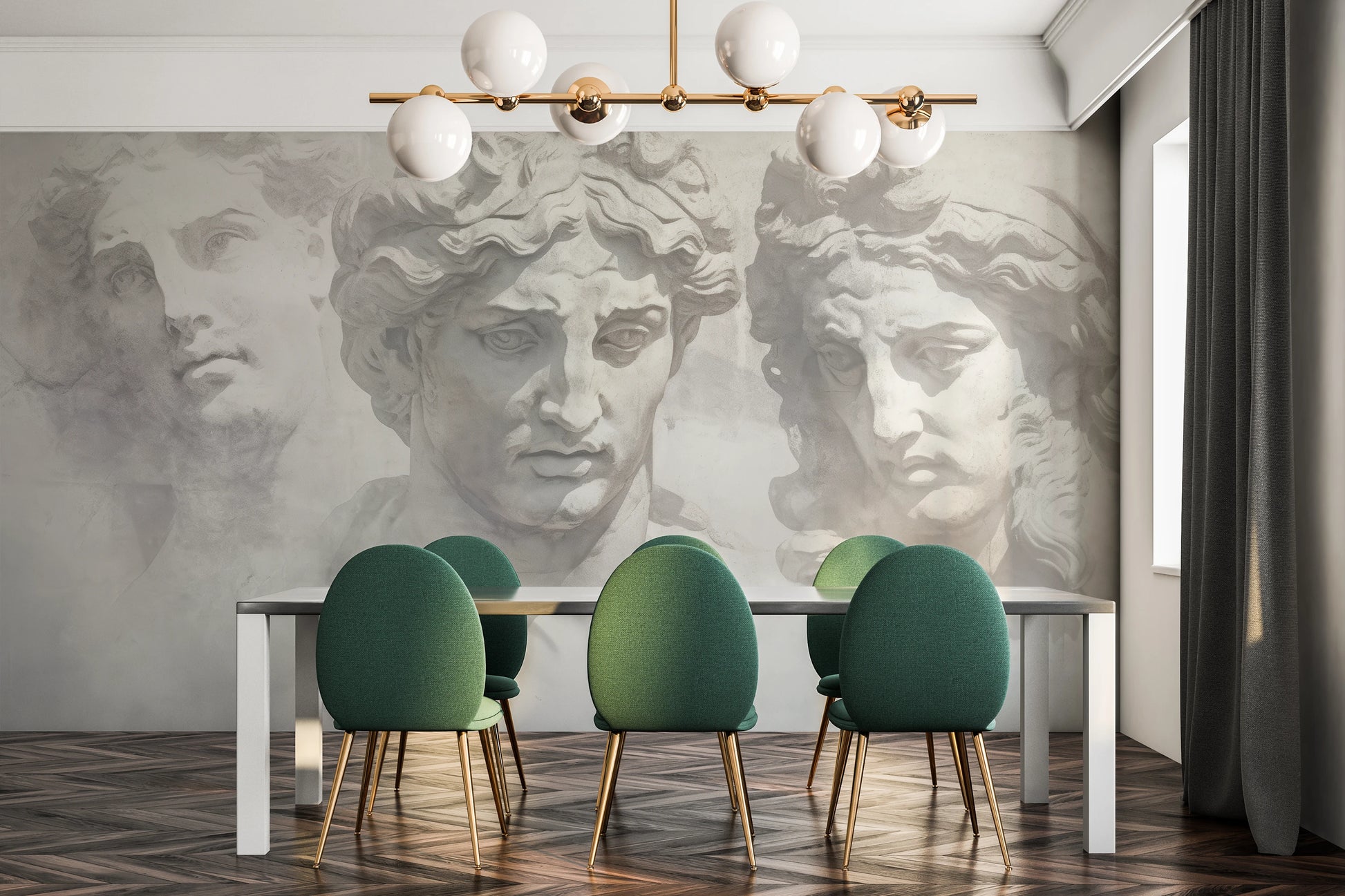 Fototapeta o nazwie Greek Tragedy użyta w aranzacji wnętrza.