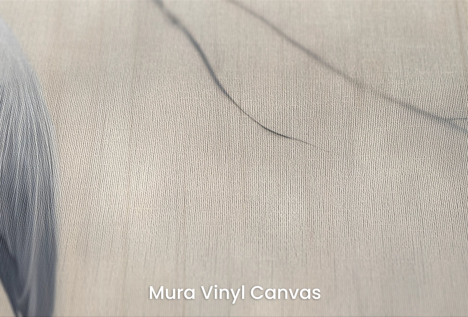 Zbliżenie na artystyczną fototapetę o nazwie Heron's Realm na podłożu Mura Vinyl Canvas - faktura naturalnego płótna.