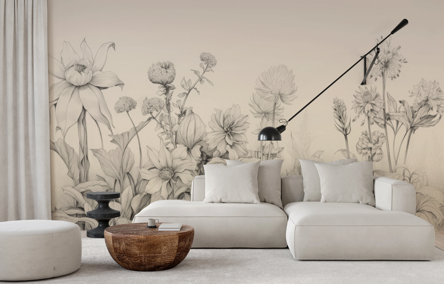 Fototapeta o nazwie Harmonious Blossoms użyta w aranzacji wnętrza.