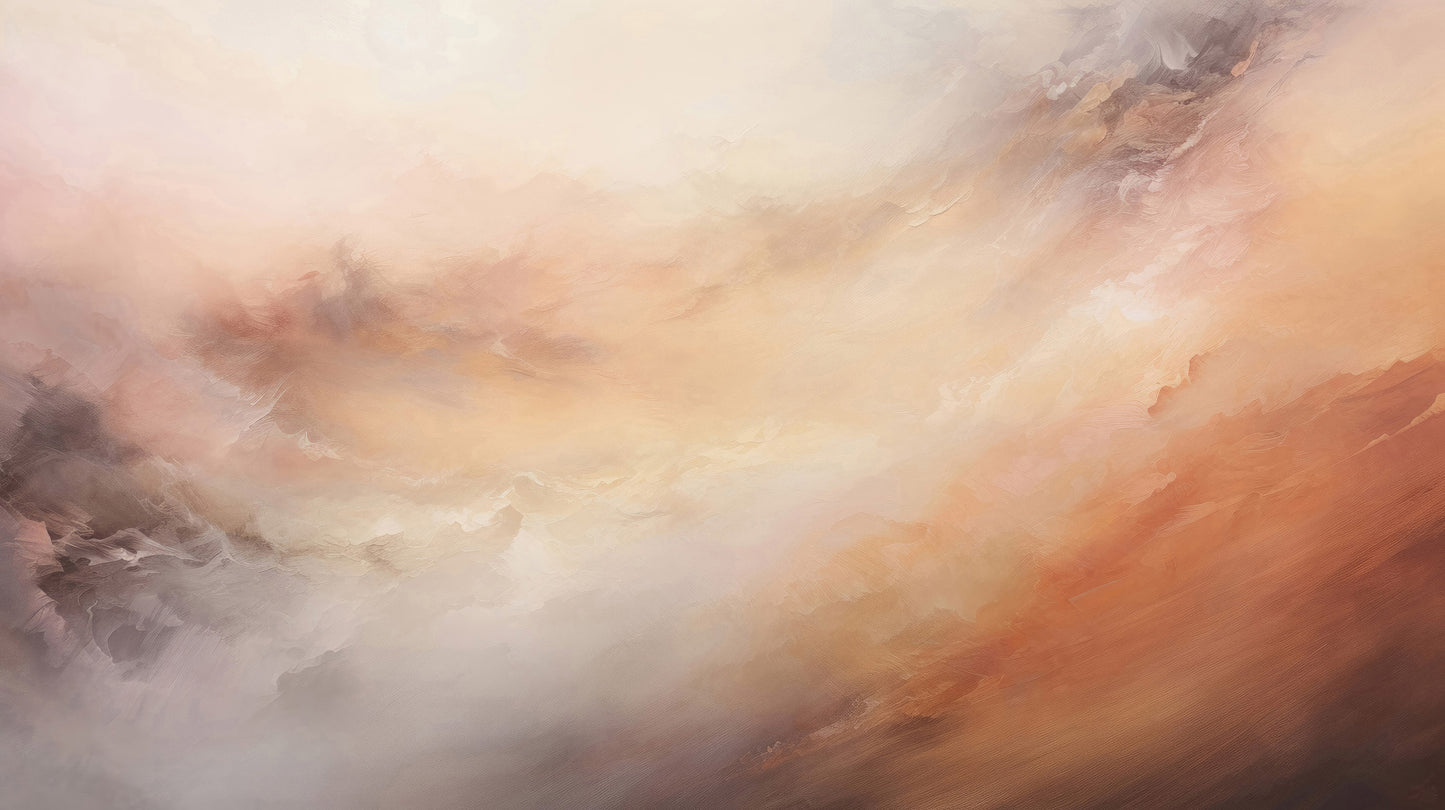 Prezentacja całego wzoru fototapety o nazwie AMBER SUNSET SWIRLS
