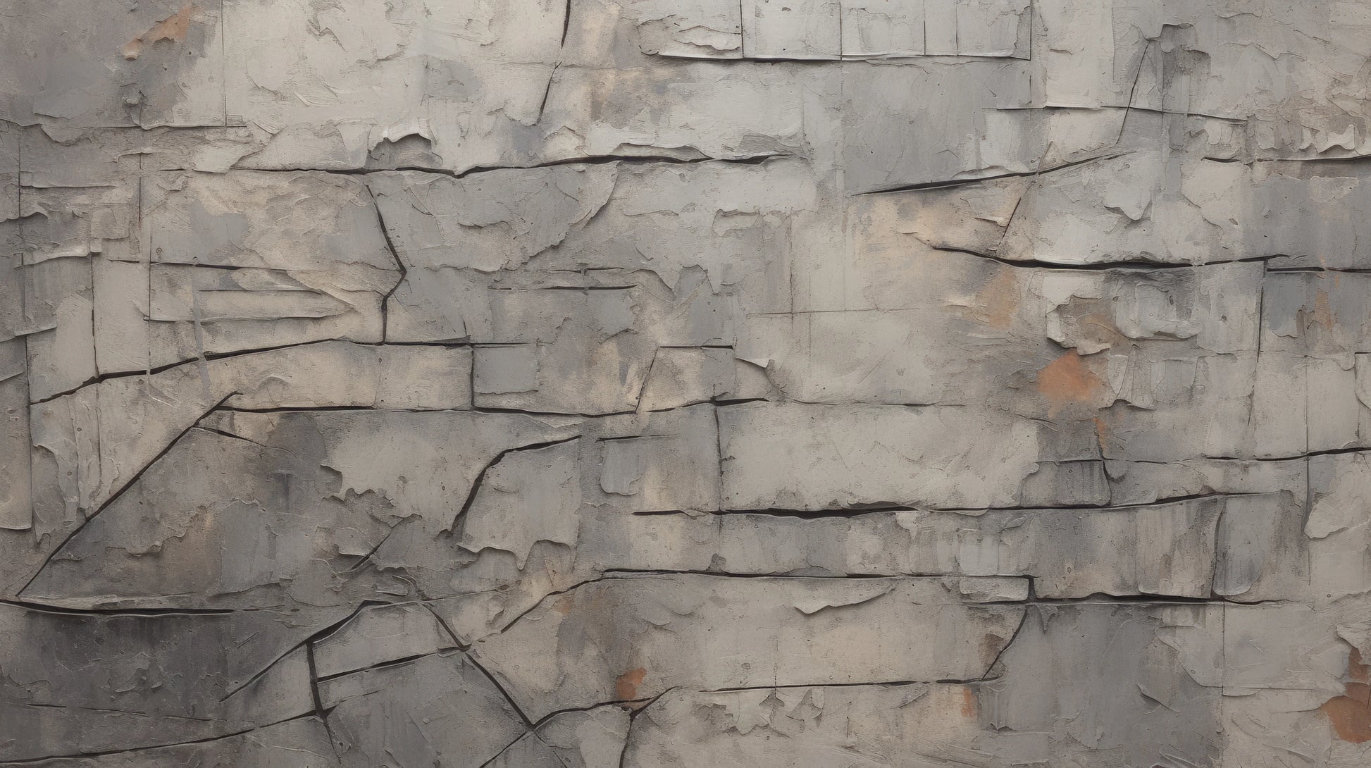 Prezentacja całego wzoru fototapety o nazwie Concrete Fractures