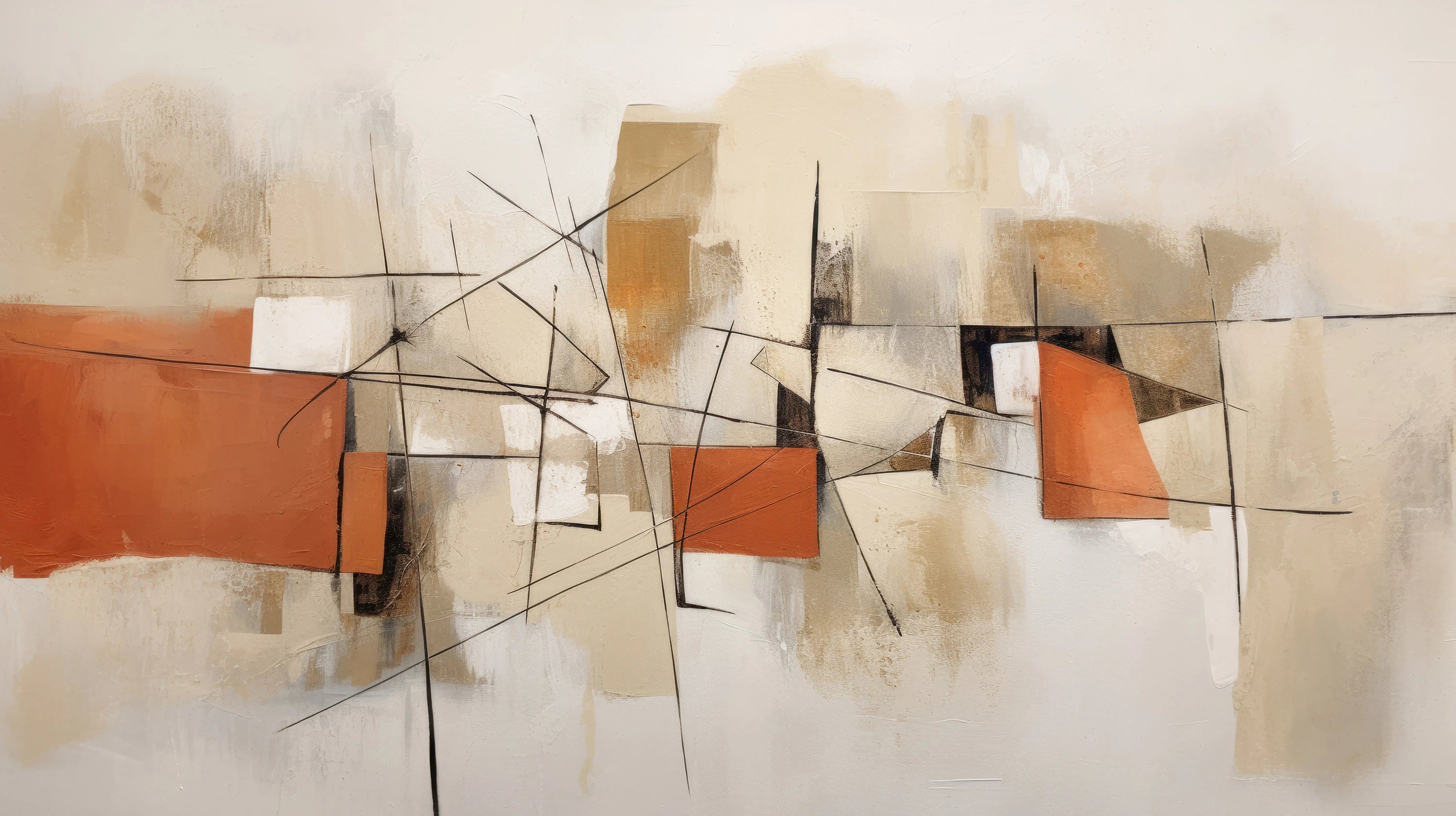 Podgląd wzoru: Prezentacja całego wzoru fototapety o nazwie Terracotta Abstract