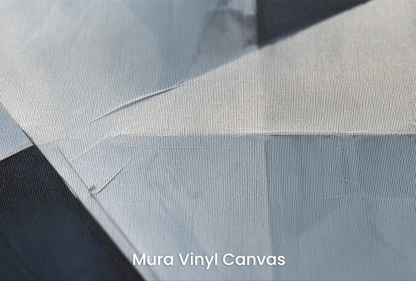 Zbliżenie na artystyczną fototapetę o nazwie Geometric Harmony na podłożu Mura Vinyl Canvas - faktura naturalnego płótna.