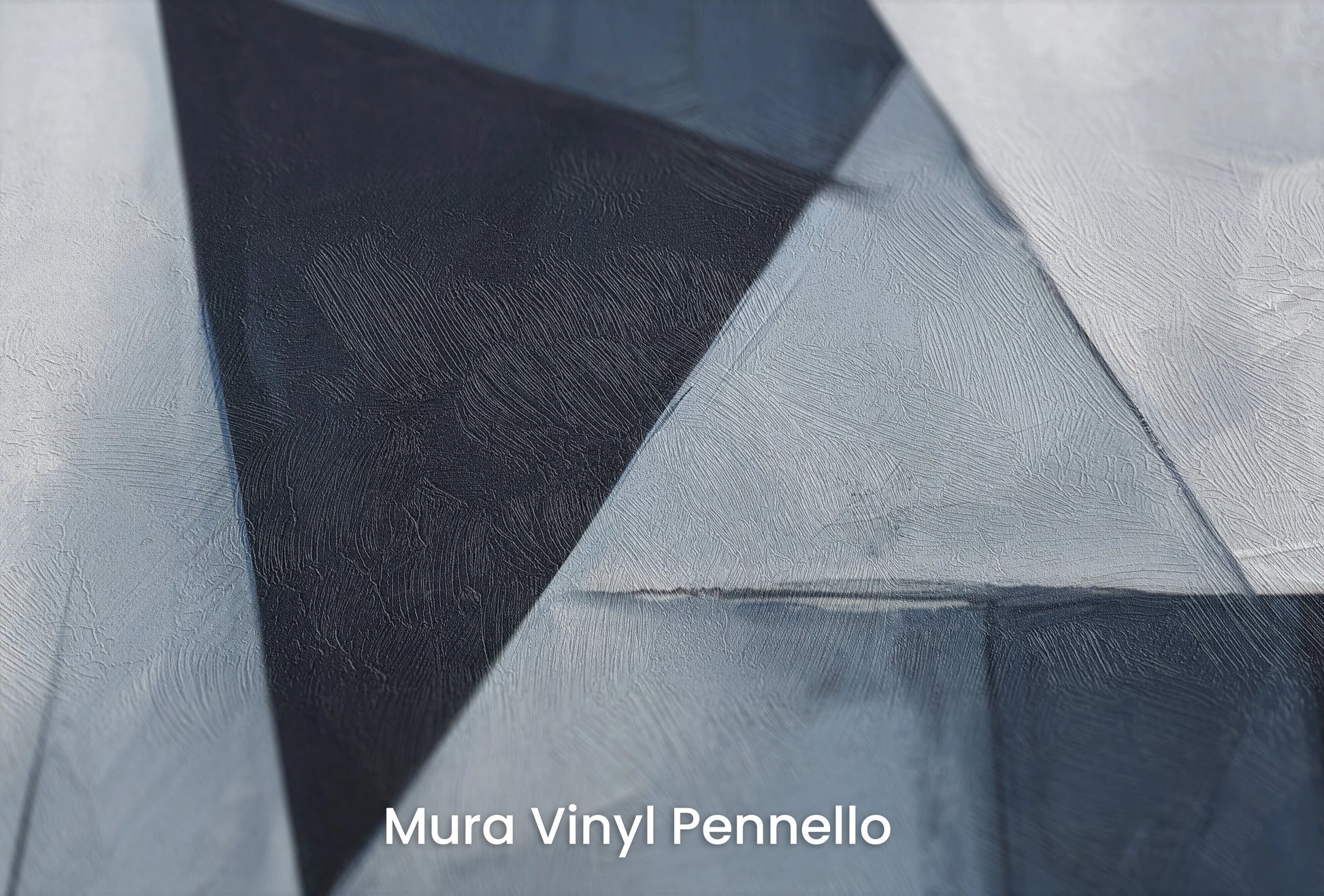 Zbliżenie na artystyczną fototapetę o nazwie Abstract Dimension na podłożu Mura Vinyl Pennello - faktura pociągnięć pędzla malarskiego.
