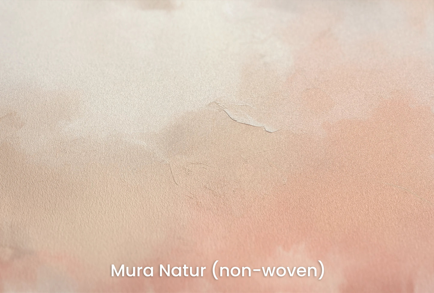 Zbliżenie na artystyczną fototapetę o nazwie Warm Embrace #2 na podłożu Mura Natur (non-woven) - naturalne i ekologiczne podłoże.