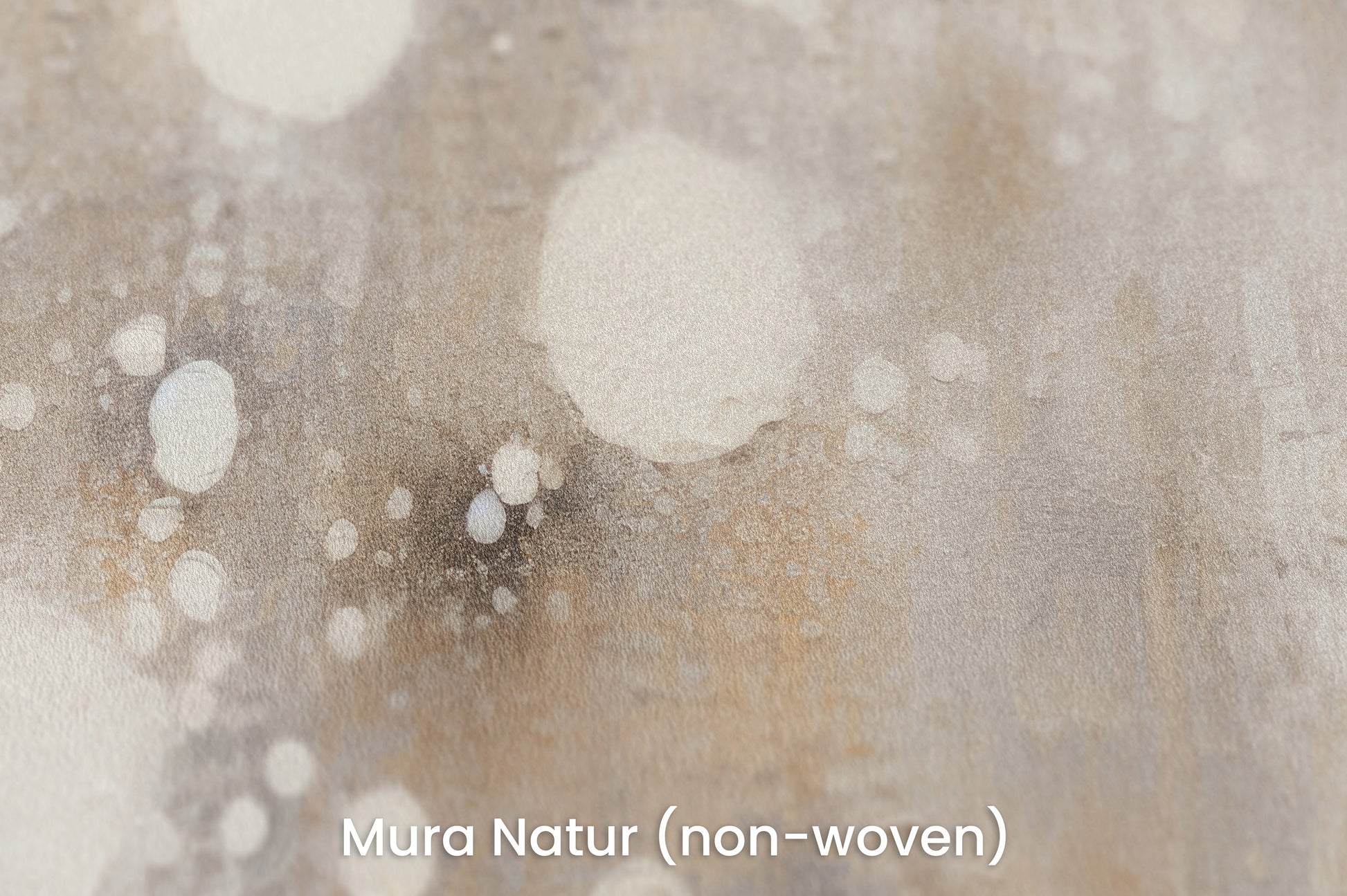 Zbliżenie na artystyczną fototapetę o nazwie CELESTIAL DROPLETS CASCADE na podłożu Mura Natur (non-woven) - naturalne i ekologiczne podłoże.