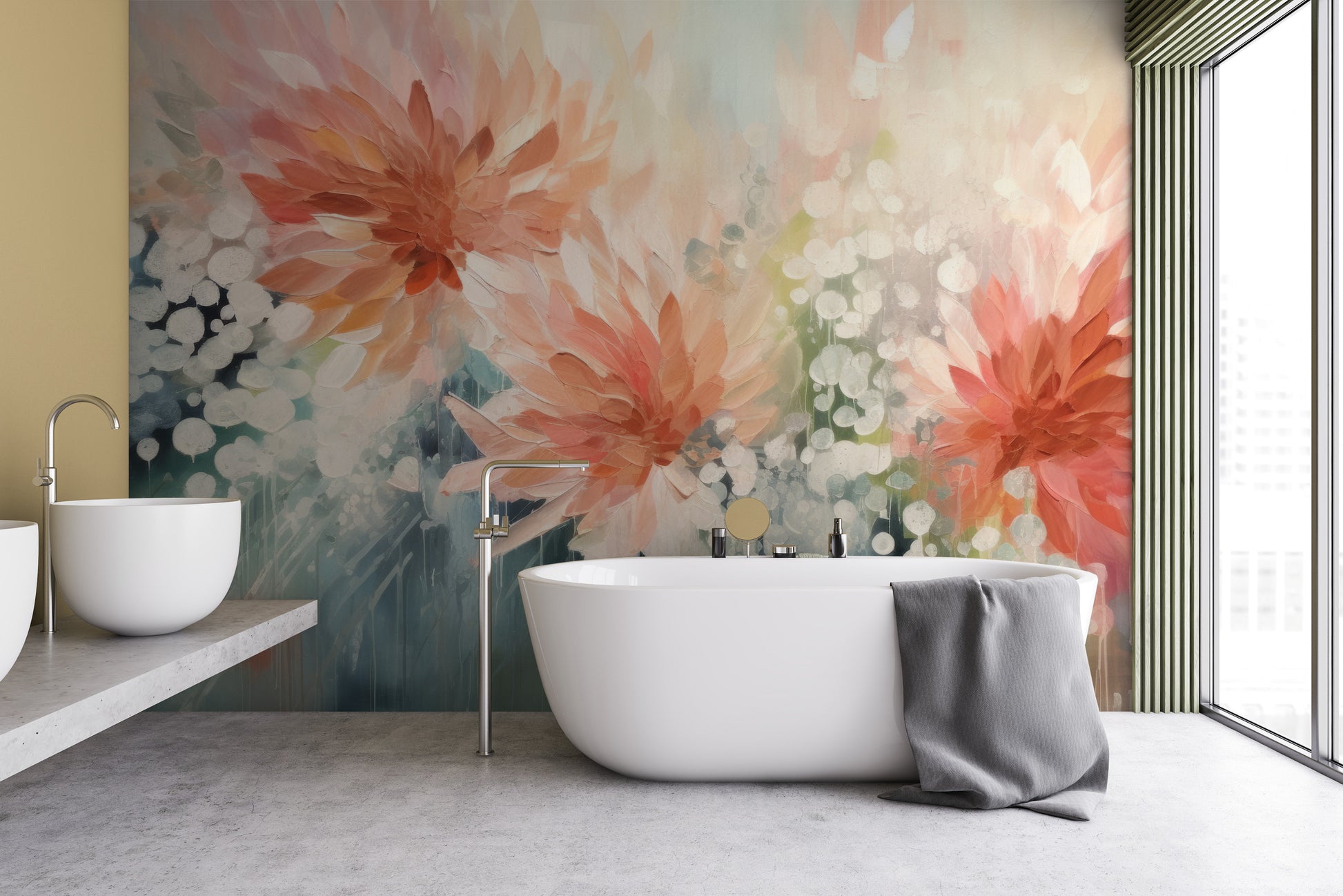 Fototapeta o nazwie Whispering Petal Elegance użyta w aranzacji wnętrza.
