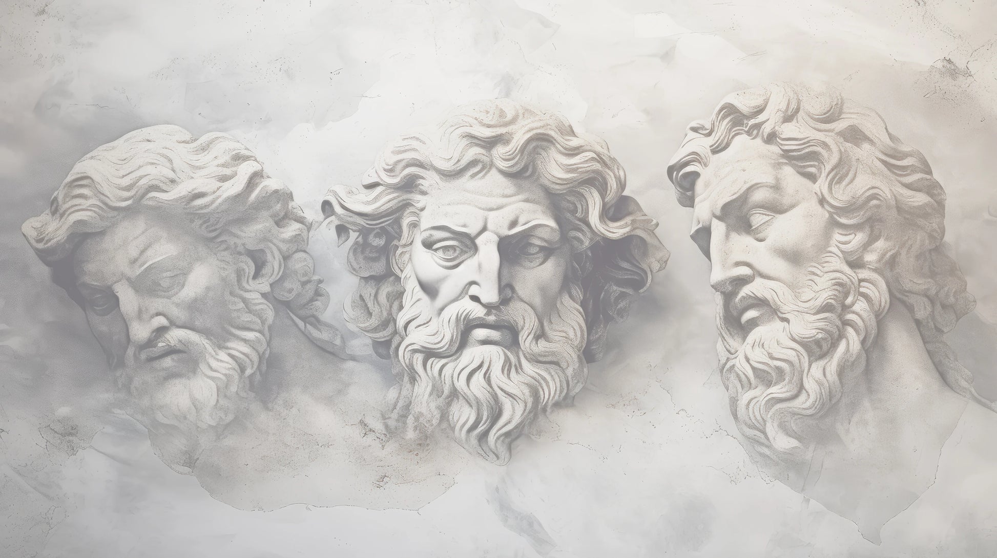 Prezentacja całego wzoru fototapety o nazwie Sages of Antiquity