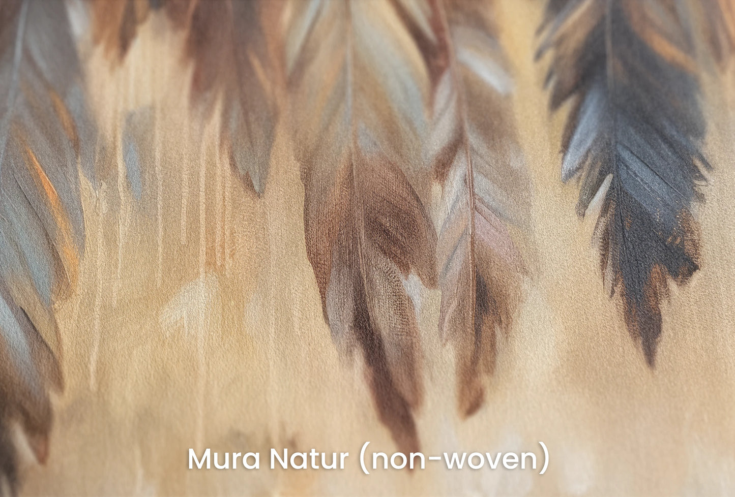 Zbliżenie na artystyczną fototapetę o nazwie Timeless Patina na podłożu Mura Natur (non-woven) - naturalne i ekologiczne podłoże.