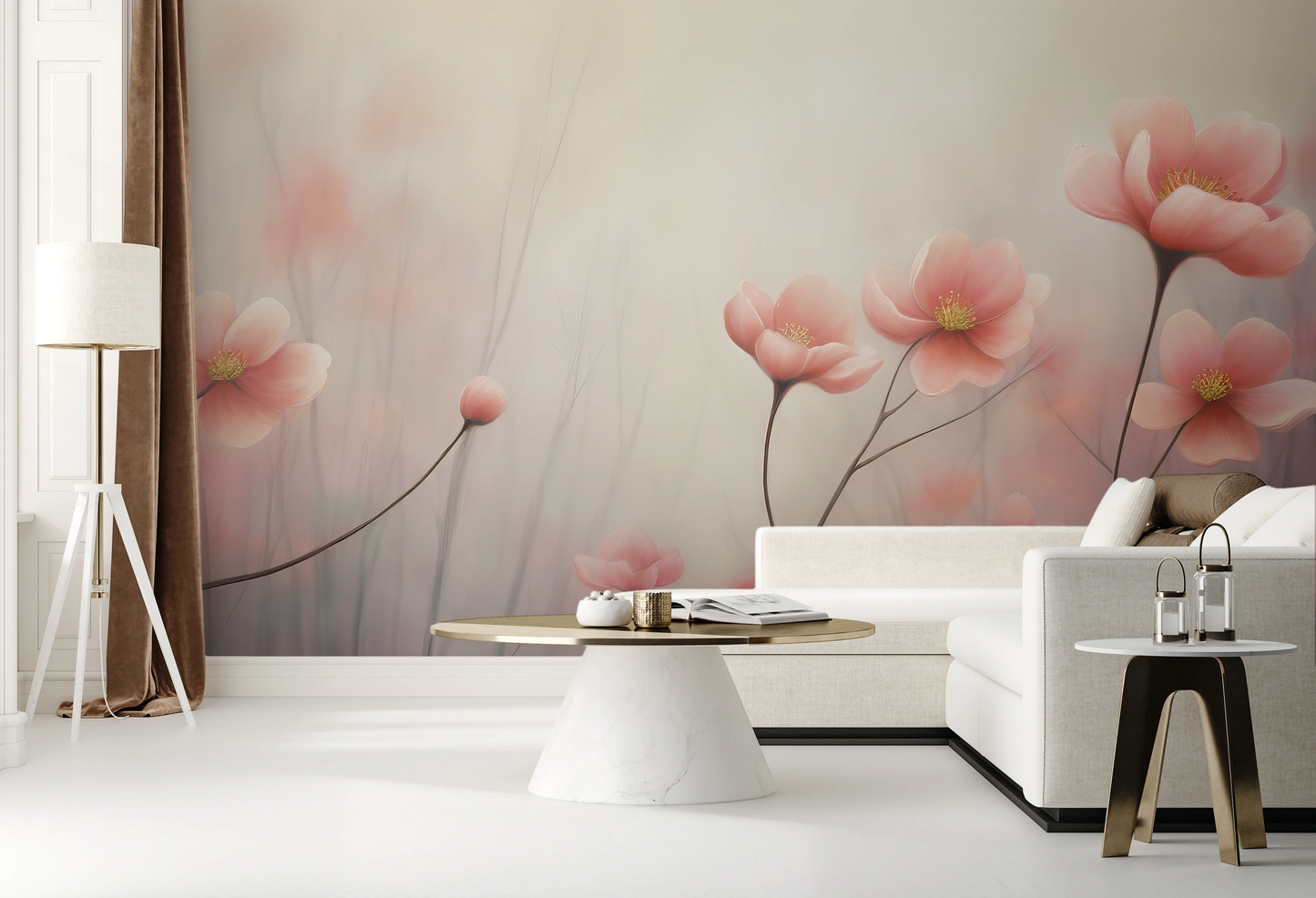 Fototapeta o nazwie Dreamy Flora użyta w aranzacji wnętrza.