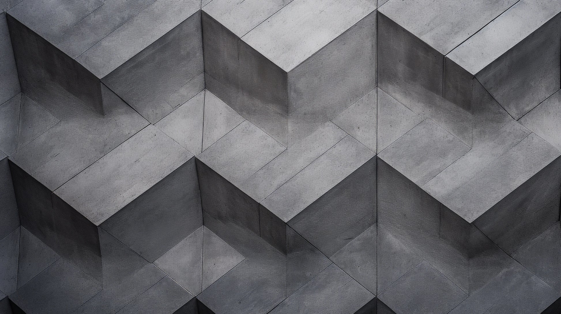 Prezentacja całego wzoru fototapety o nazwie Zigzag Concrete