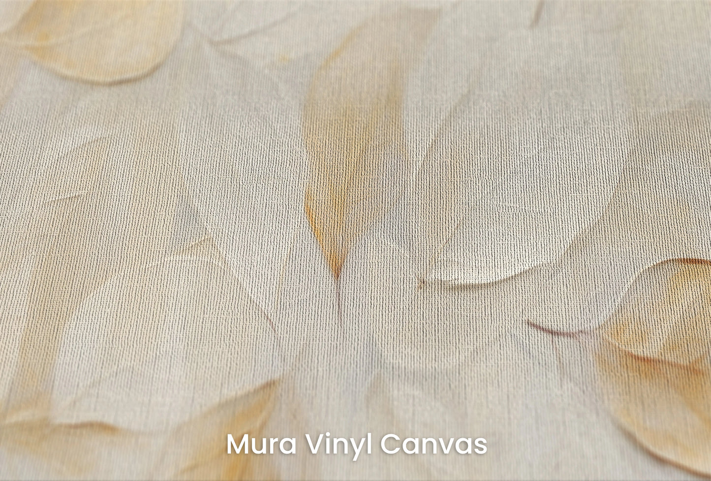 Zbliżenie na artystyczną fototapetę o nazwie Autumn Melody #2 na podłożu Mura Vinyl Canvas - faktura naturalnego płótna.