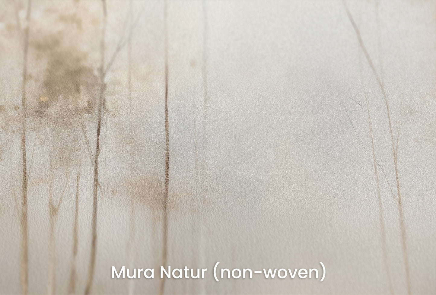 Zbliżenie na artystyczną fototapetę o nazwie GOLDEN MIST AT DAWN MURAL na podłożu Mura Natur (non-woven) - naturalne i ekologiczne podłoże.