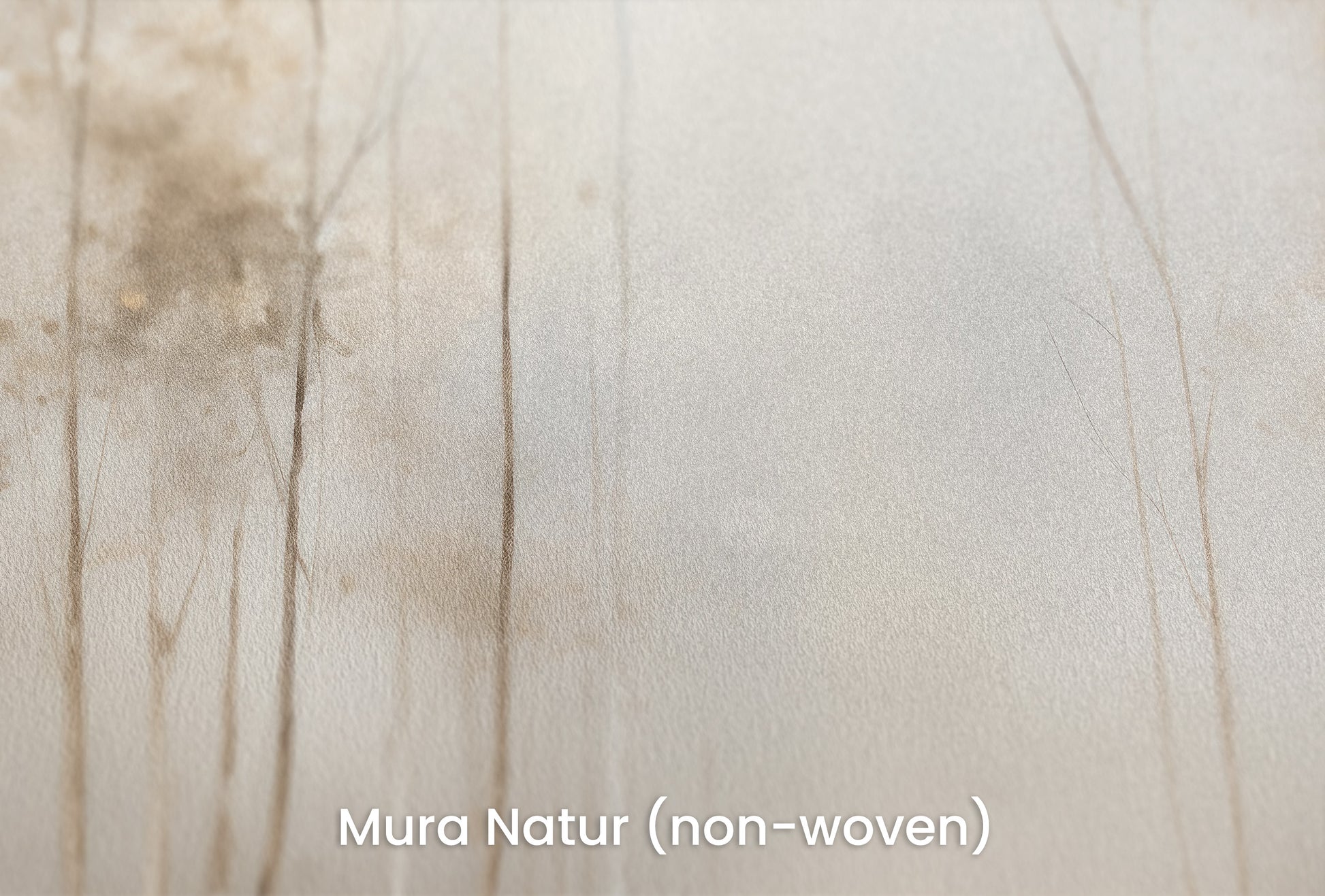 Zbliżenie na artystyczną fototapetę o nazwie GOLDEN MIST AT DAWN MURAL na podłożu Mura Natur (non-woven) - naturalne i ekologiczne podłoże.