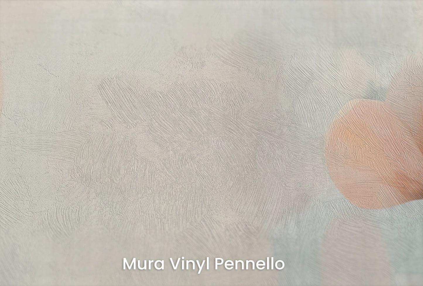 Zbliżenie na artystyczną fototapetę o nazwie Abstract Blossom Art na podłożu Mura Vinyl Pennello - faktura pociągnięć pędzla malarskiego.