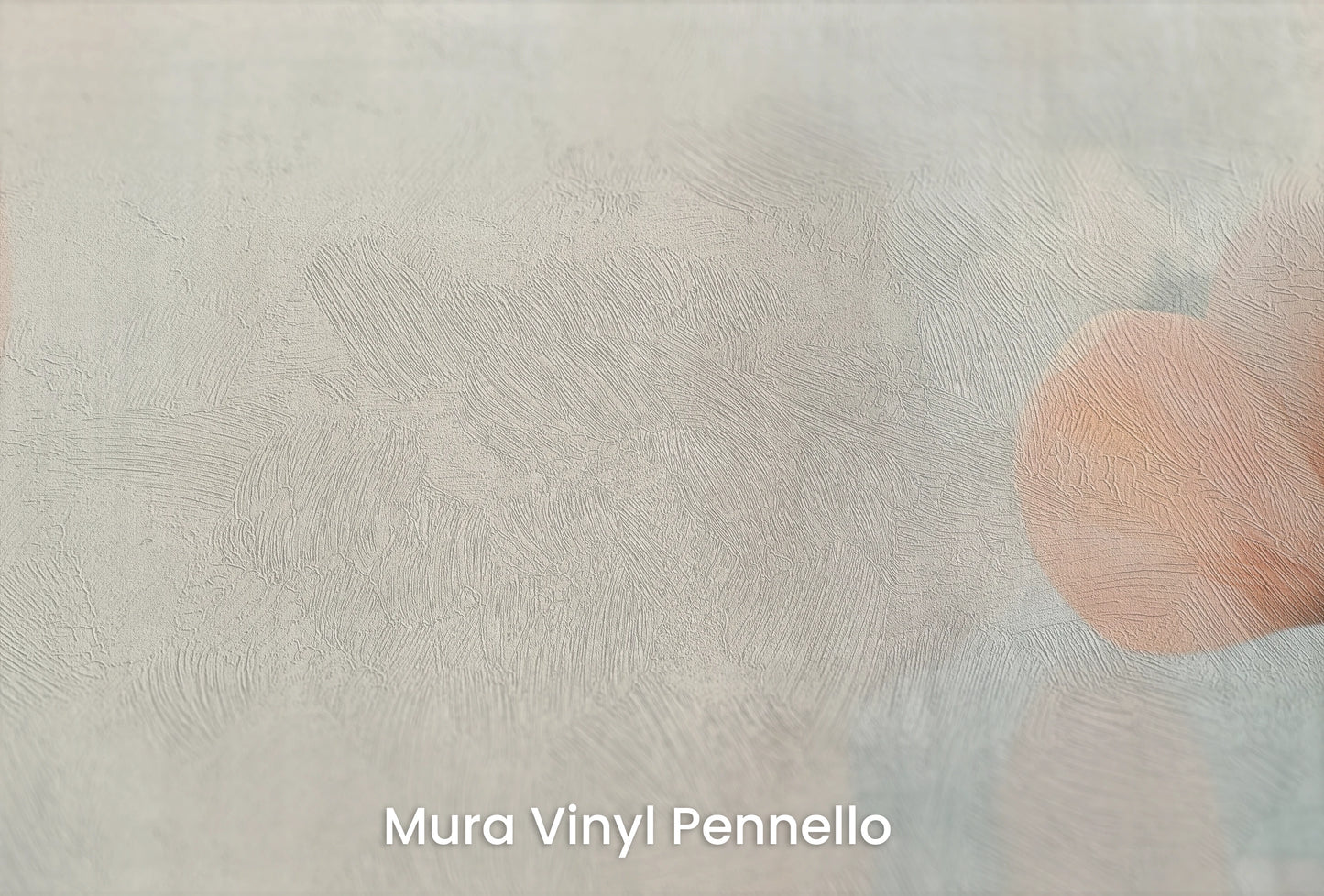 Zbliżenie na artystyczną fototapetę o nazwie Abstract Blossom Art na podłożu Mura Vinyl Pennello - faktura pociągnięć pędzla malarskiego.