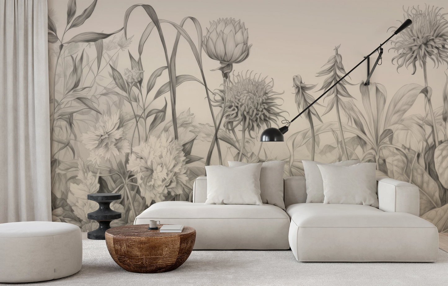 Fototapeta o nazwie Botanical Elegance użyta w aranzacji wnętrza.