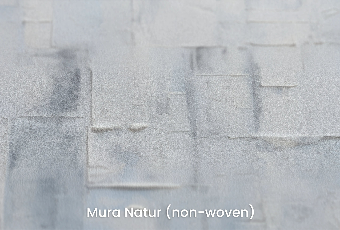 Zbliżenie na artystyczną fototapetę o nazwie Serene Blues na podłożu Mura Natur (non-woven) - naturalne i ekologiczne podłoże.