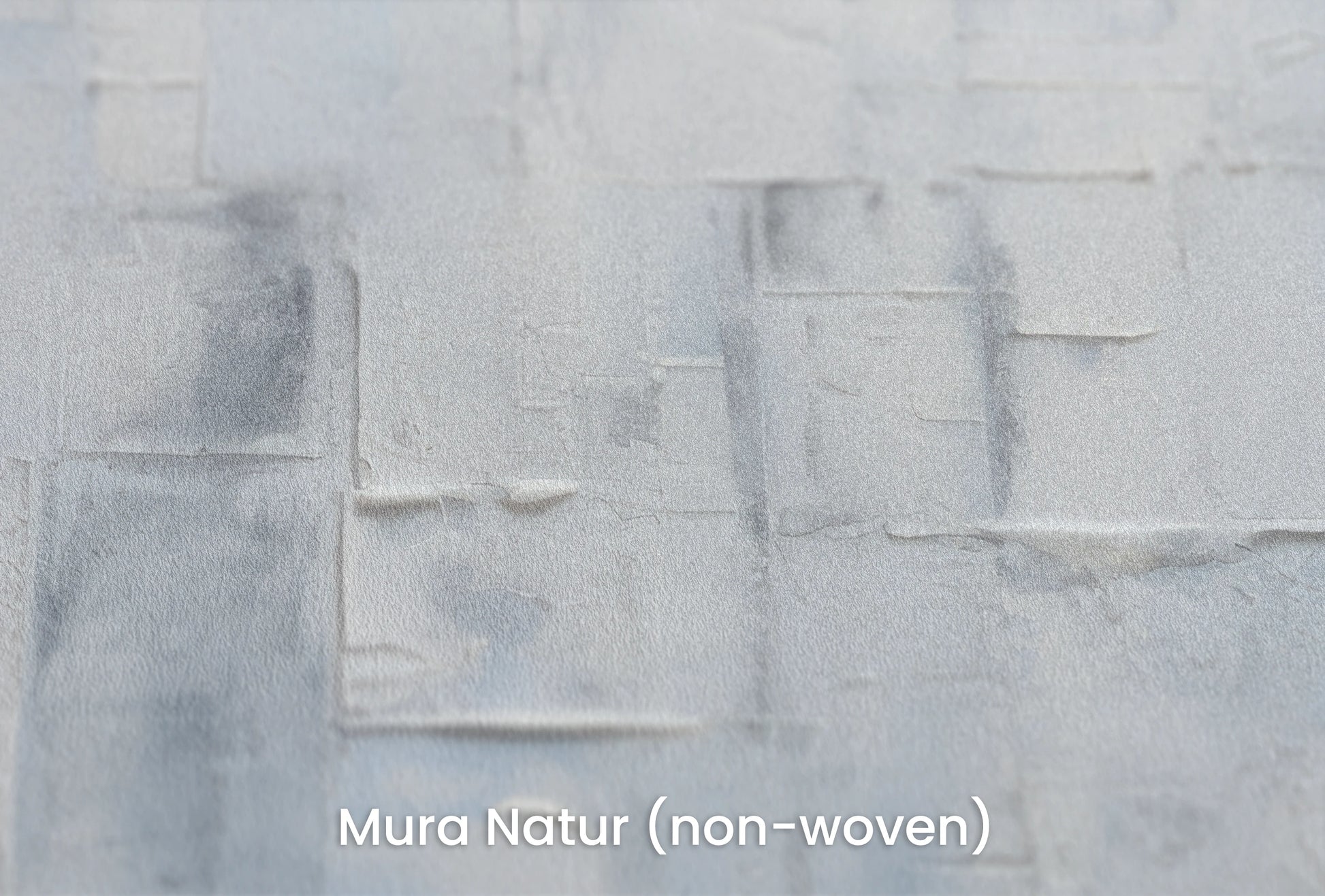 Zbliżenie na artystyczną fototapetę o nazwie Serene Blues na podłożu Mura Natur (non-woven) - naturalne i ekologiczne podłoże.