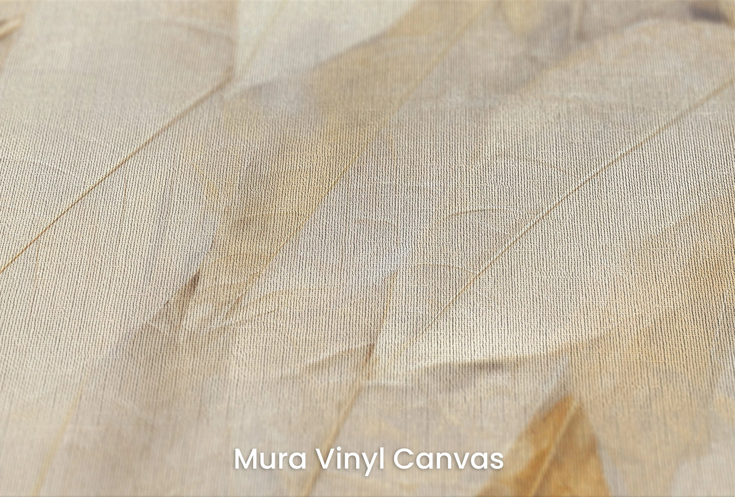 Zbliżenie na artystyczną fototapetę o nazwie Whisper of Nature na podłożu Mura Vinyl Canvas - faktura naturalnego płótna.